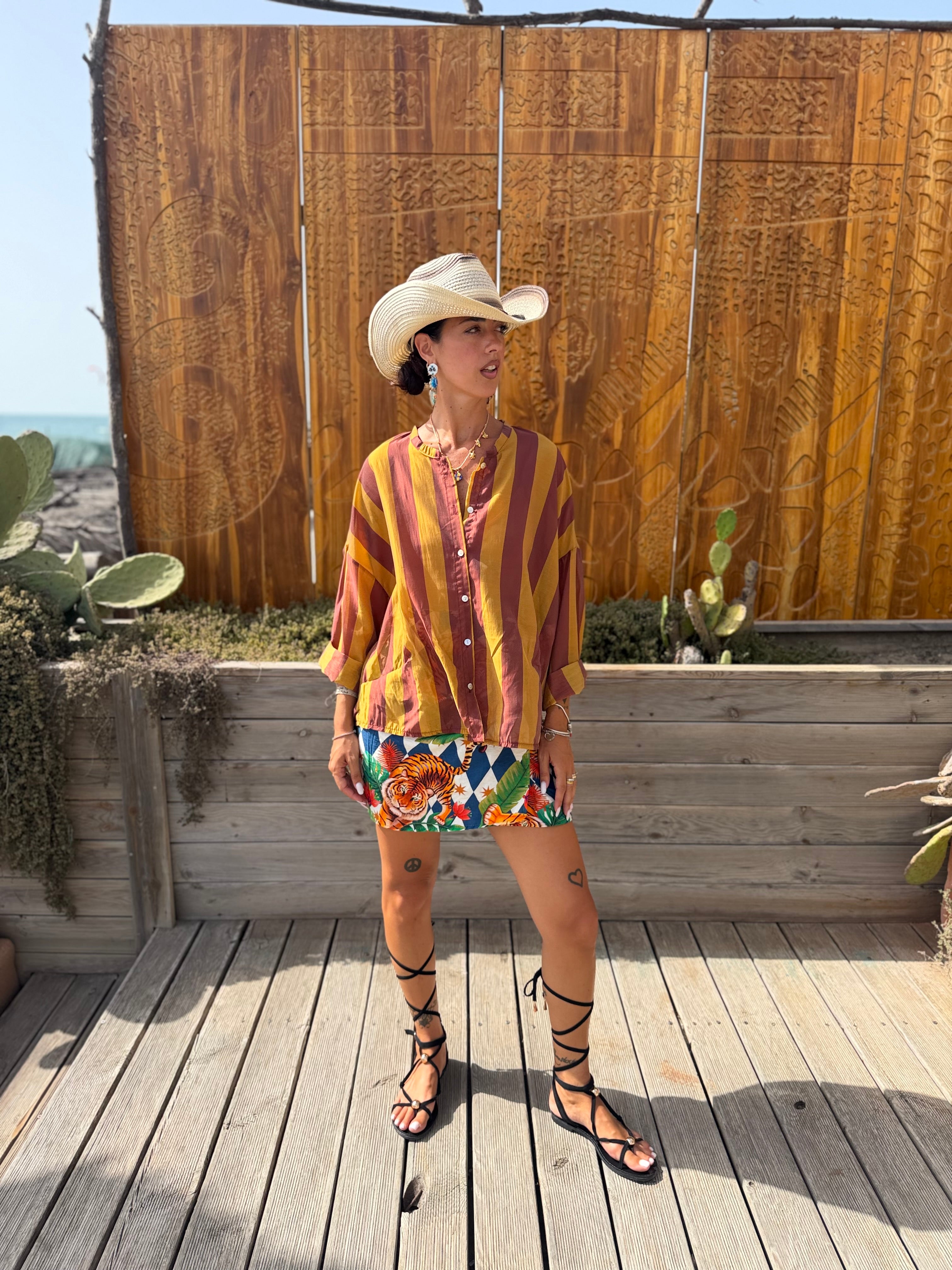 Camicia Candy Senape
