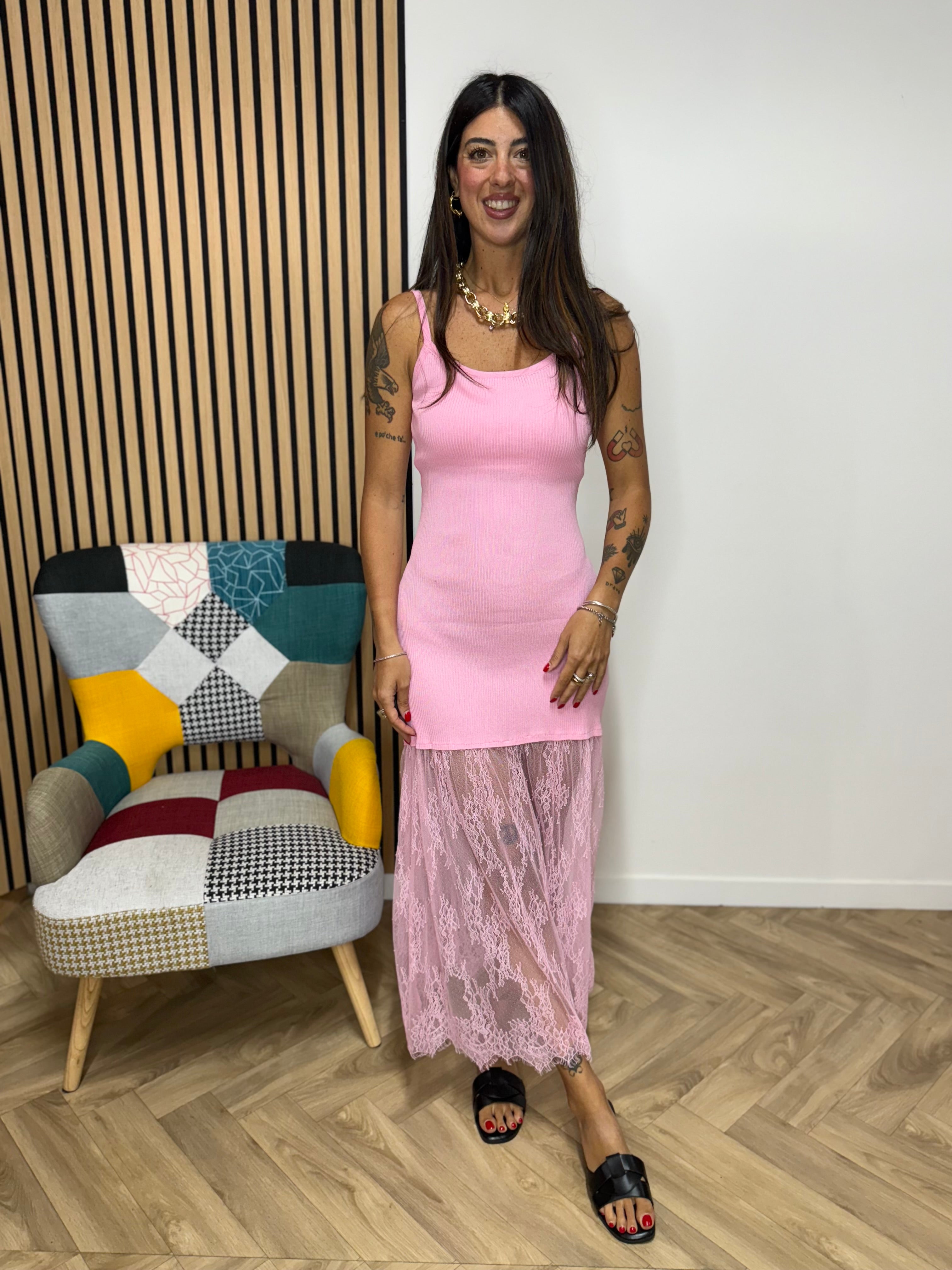 Abito Megan Pink