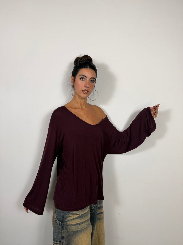 Maglia Ines JUST WEST Prugna