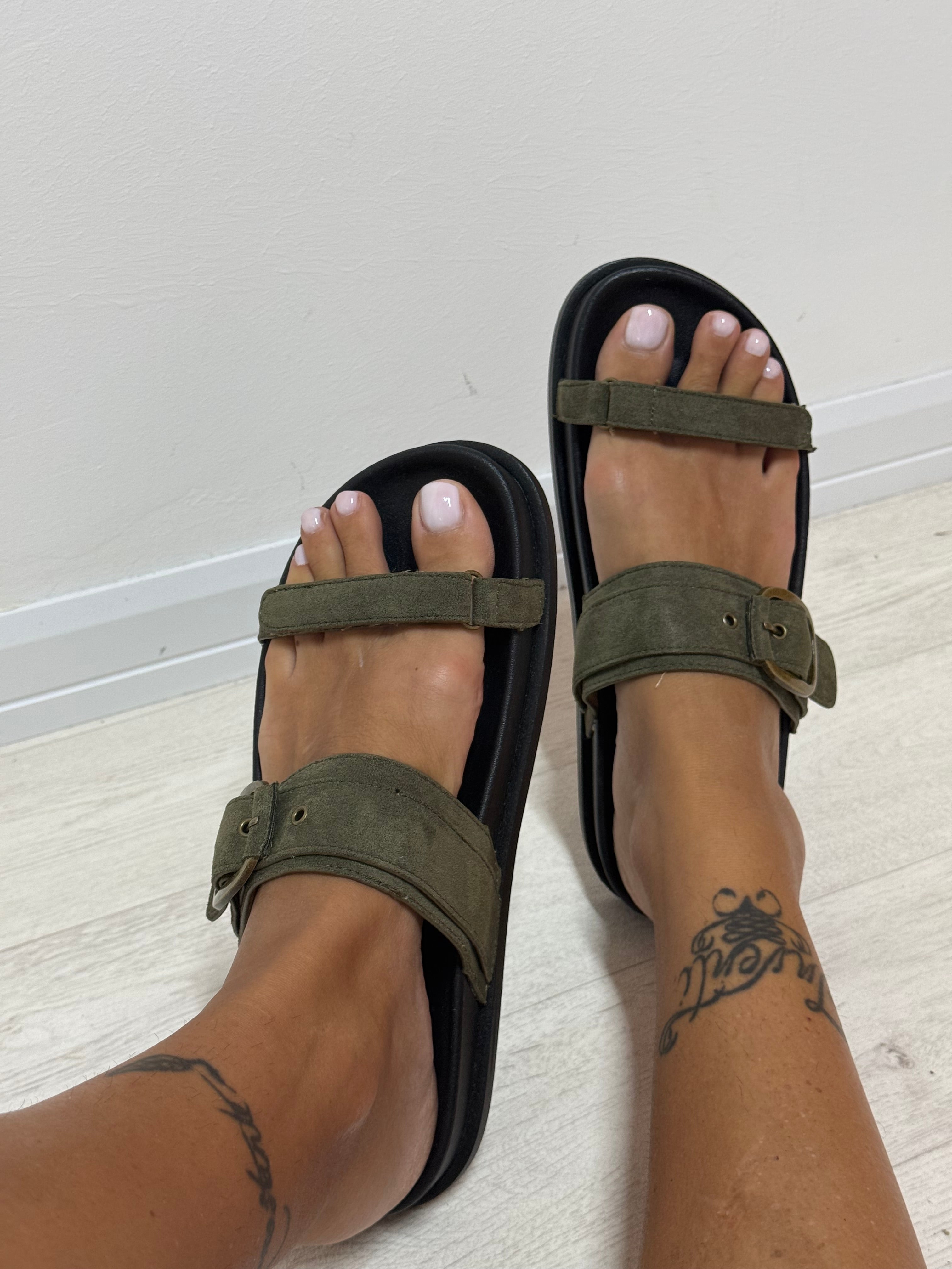 Sandalo Chloè Verde