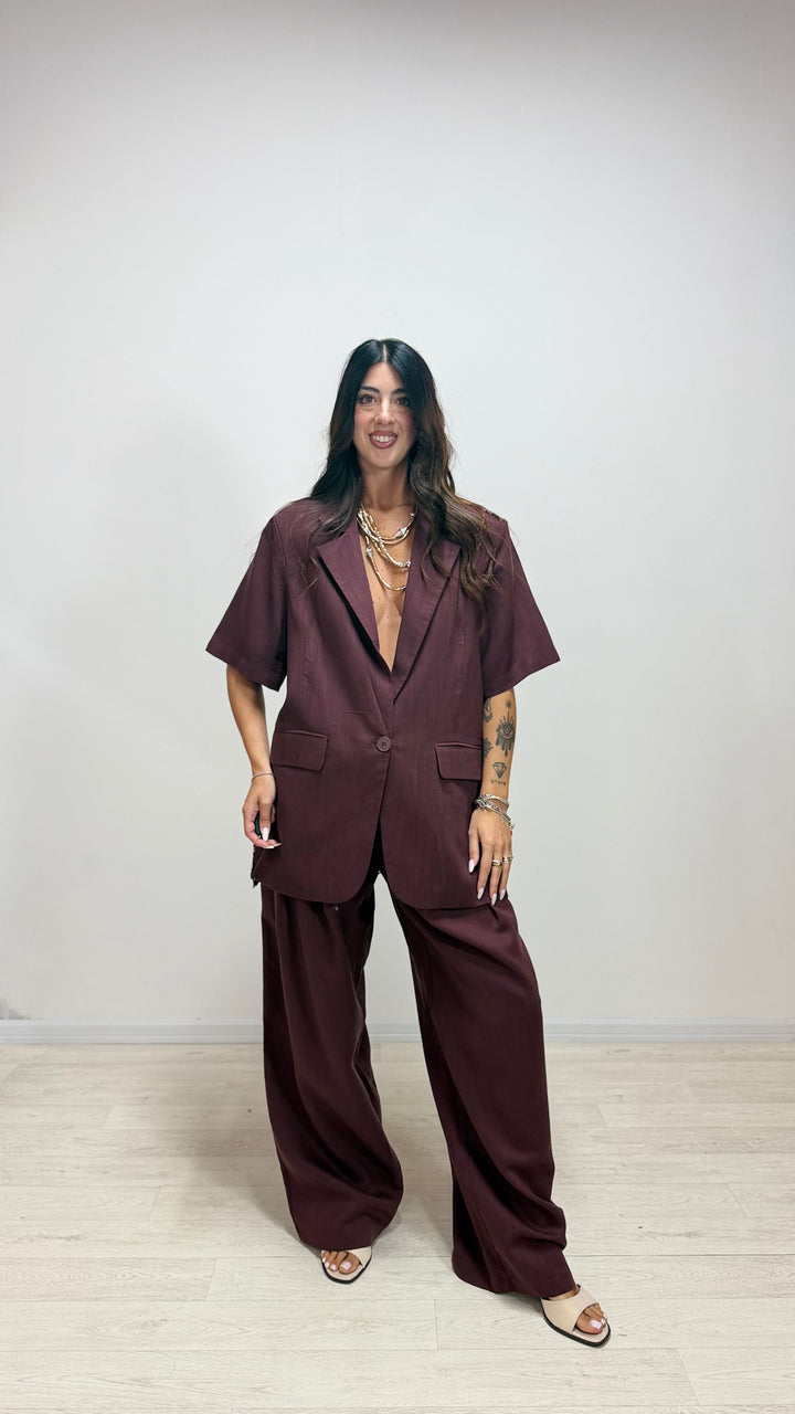 Blazer Aisha LUMINA Bordeaux