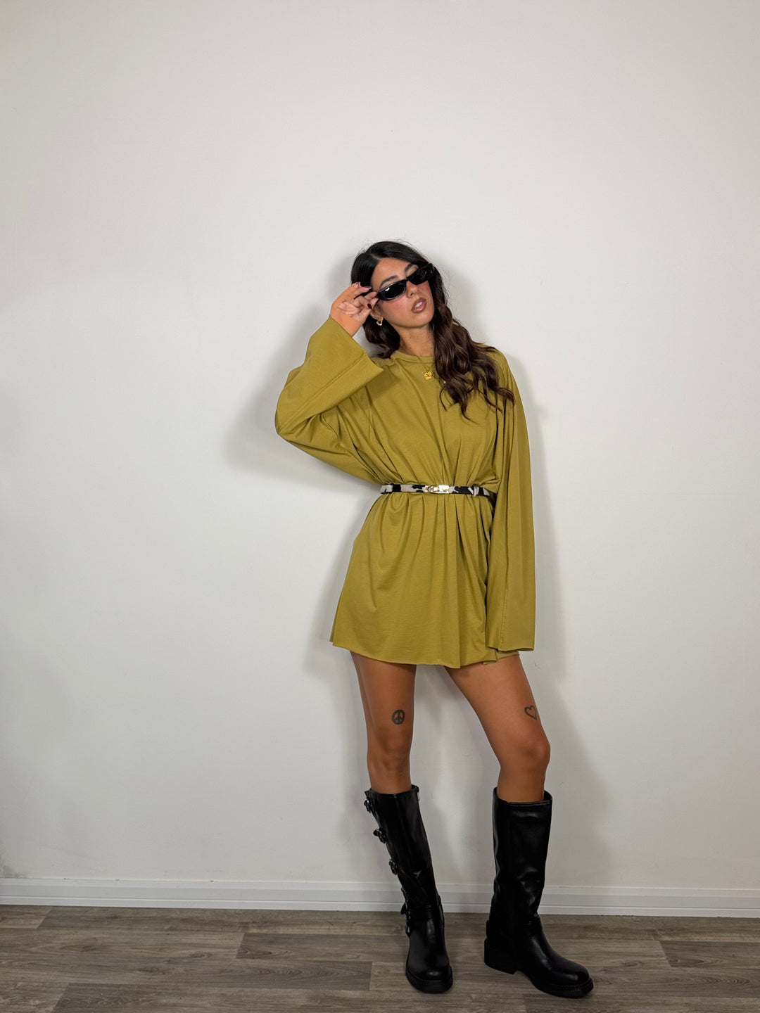 Maglia Perla JUST WEST Verde