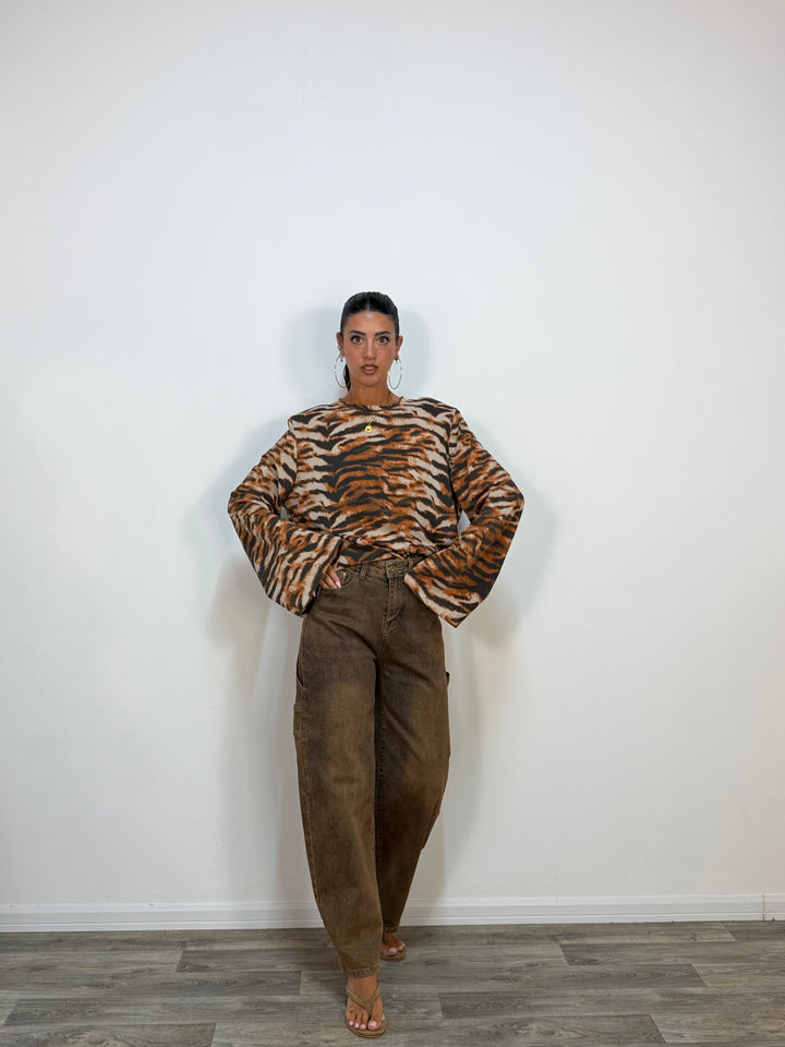 Maglia Tiger LUMINA Ruggine