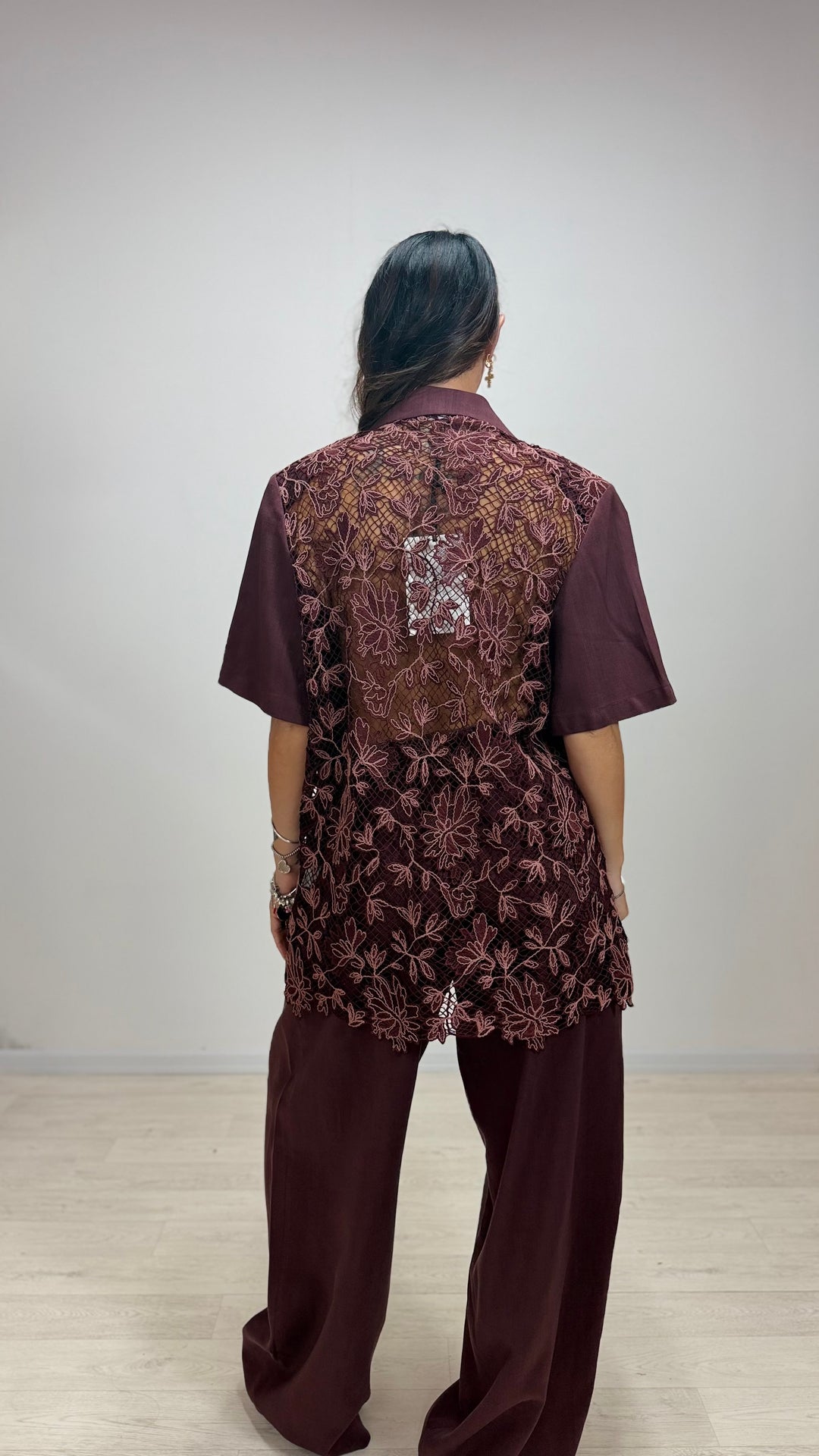 Blazer Aisha LUMINA Bordeaux