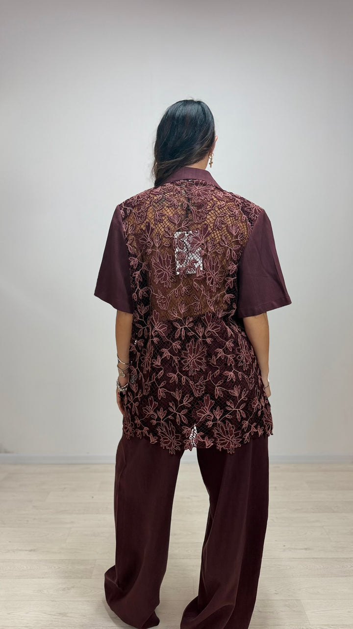Blazer Aisha LUMINA Bordeaux