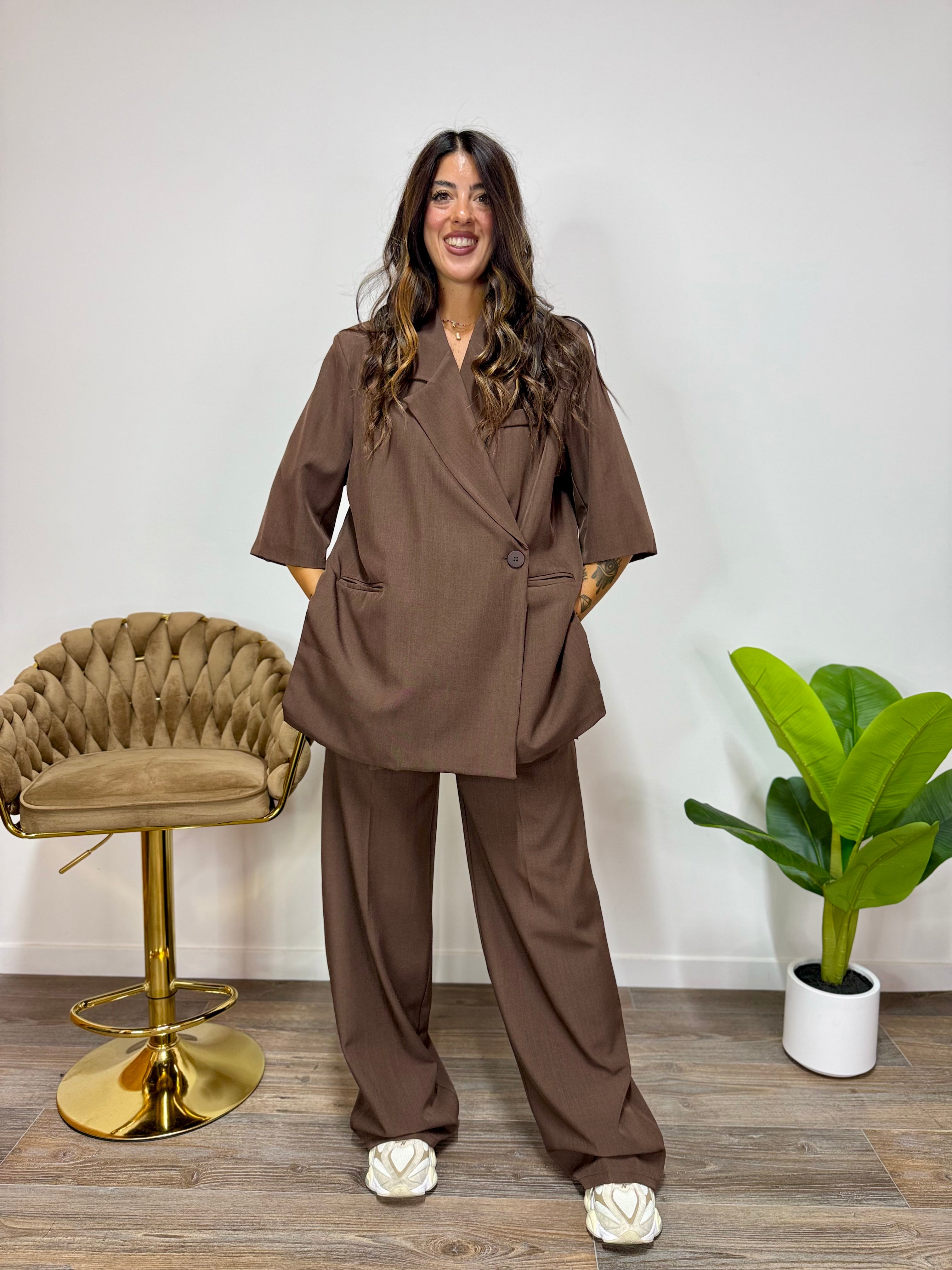 Tailleur Milly Brown