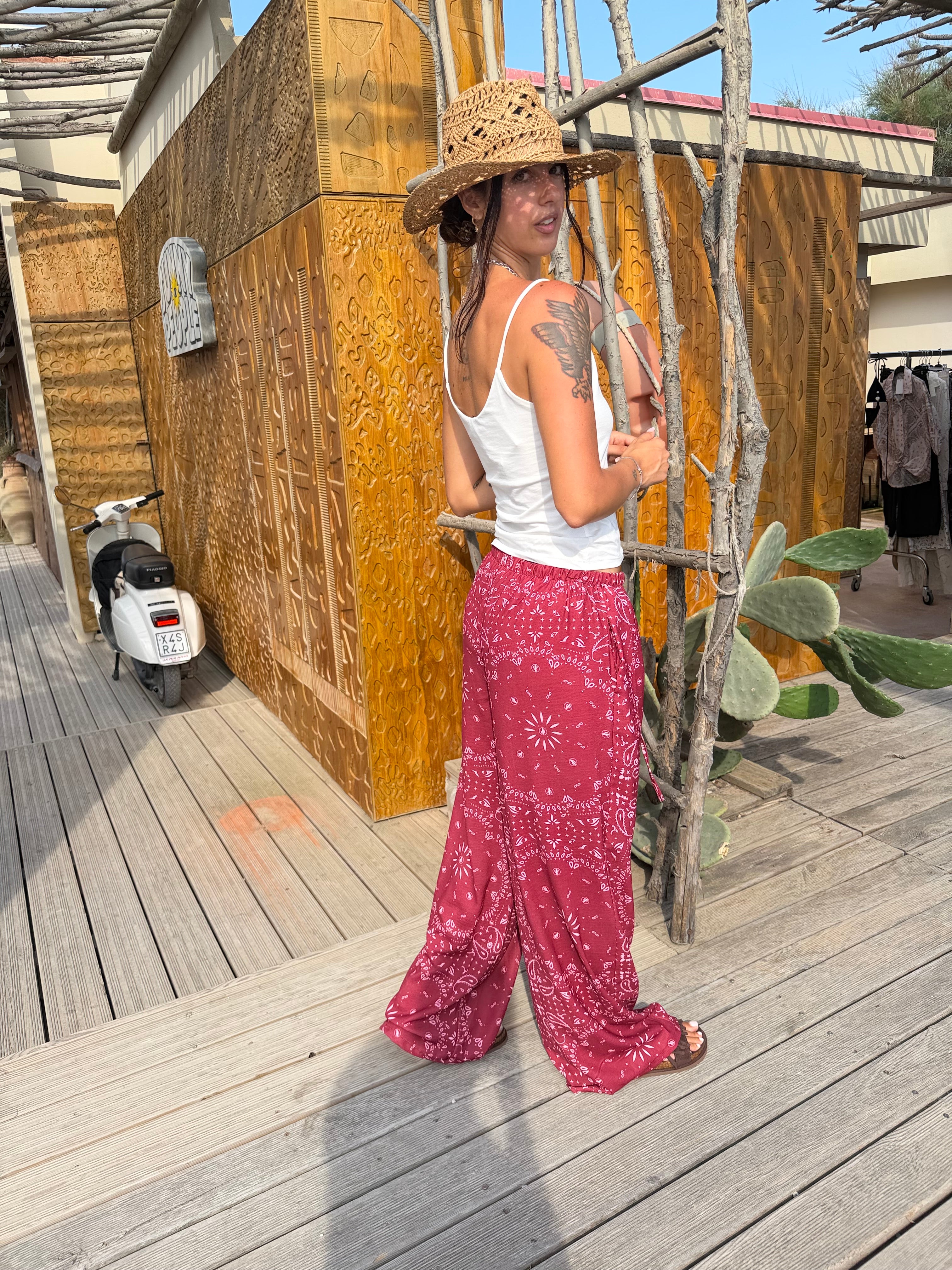 Pantalone Bandana Amarena