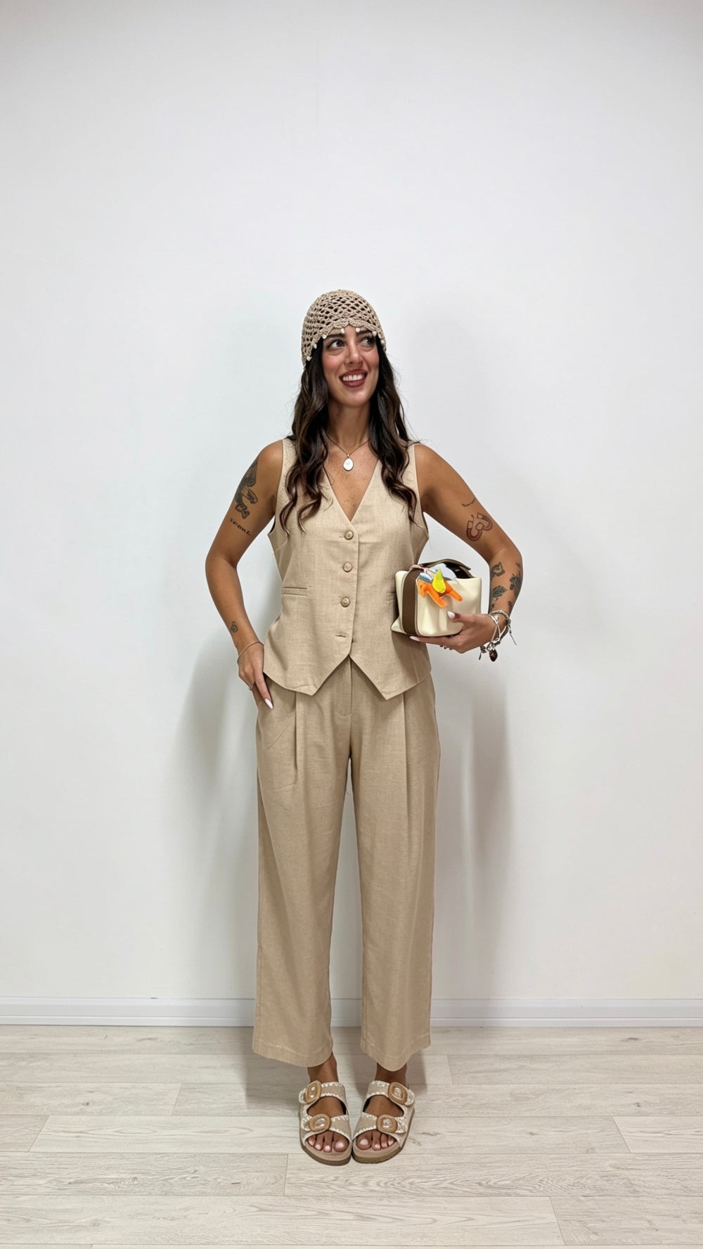 Tailleur Siviglia Sabbia