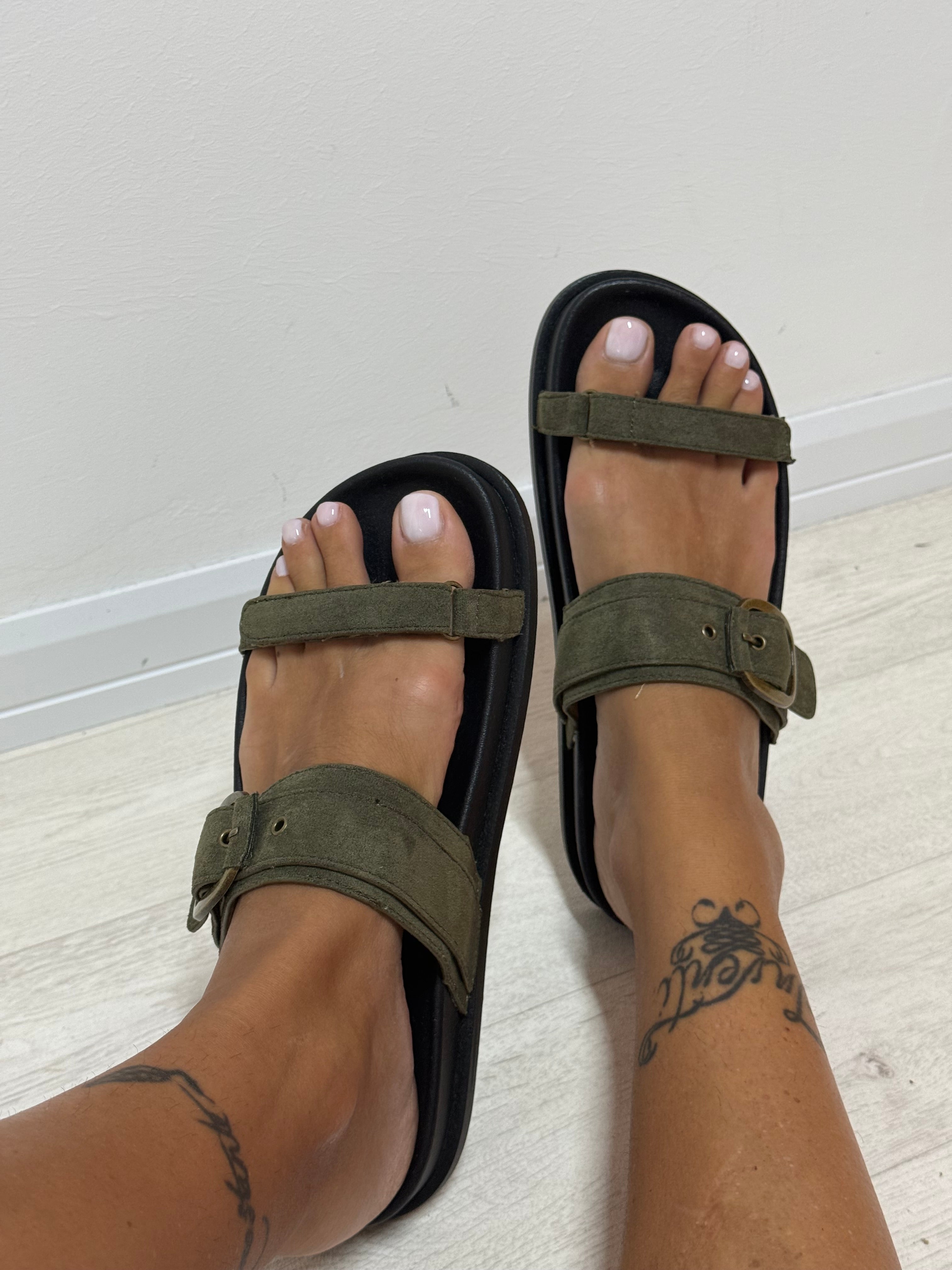 Sandalo Chloè Verde