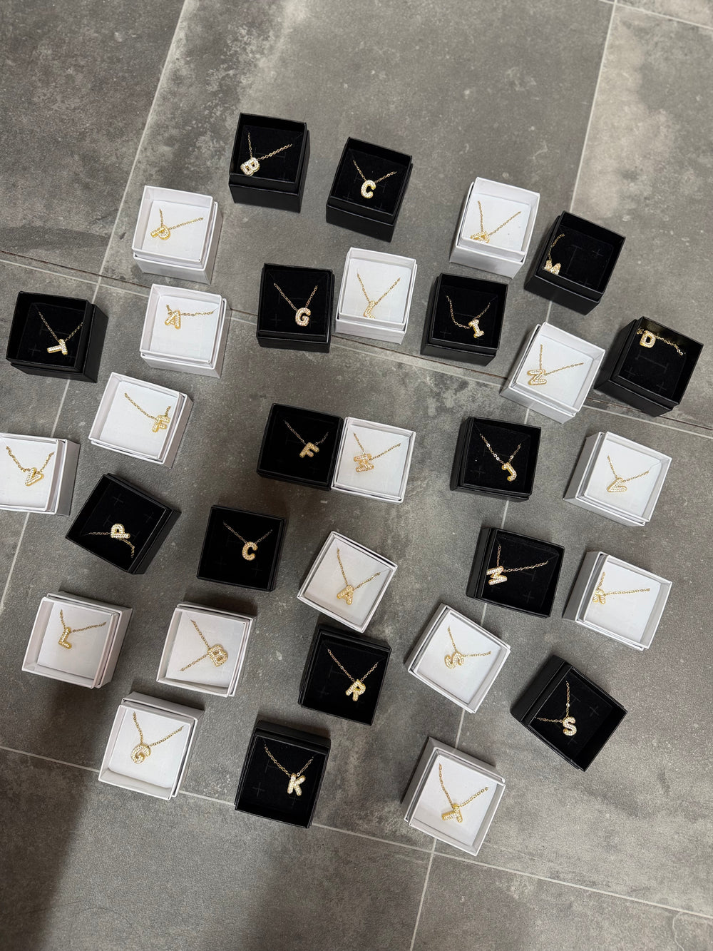 Collana Letterina Diamond