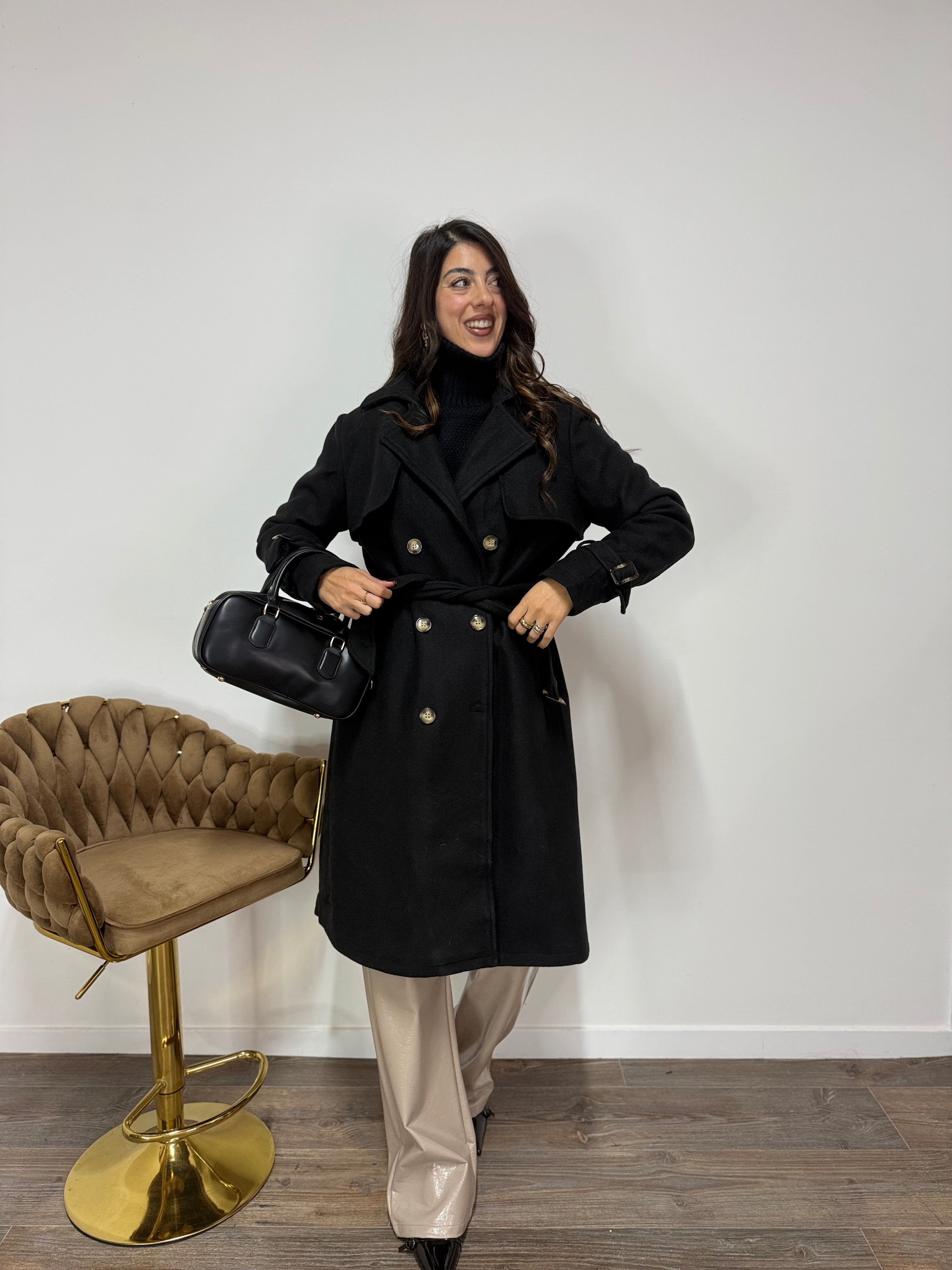 Cappotto Eveline Nero