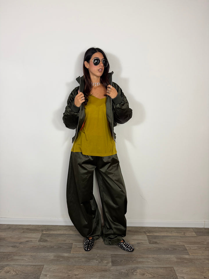 Bomber Delia Verde LUMINA