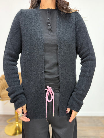 Cardigan Soffice LUMINA Nero
