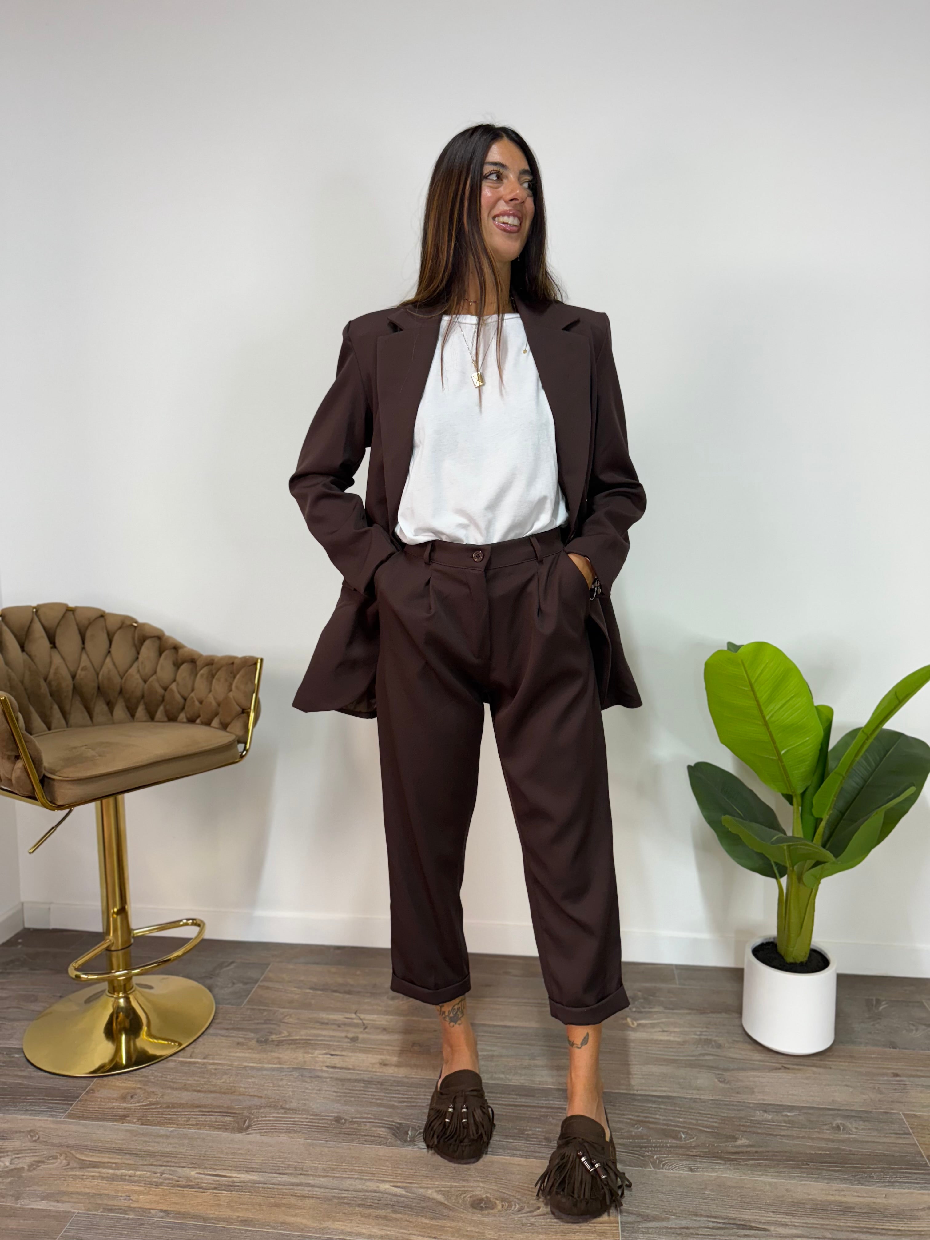 Tailleur Roma Marrone