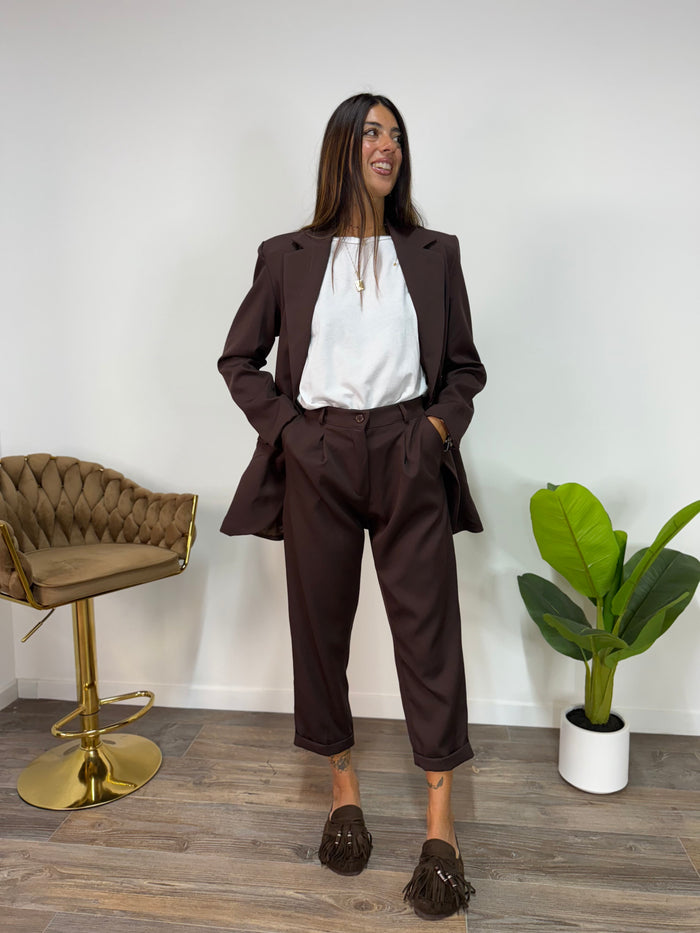 Tailleur Roma Marrone