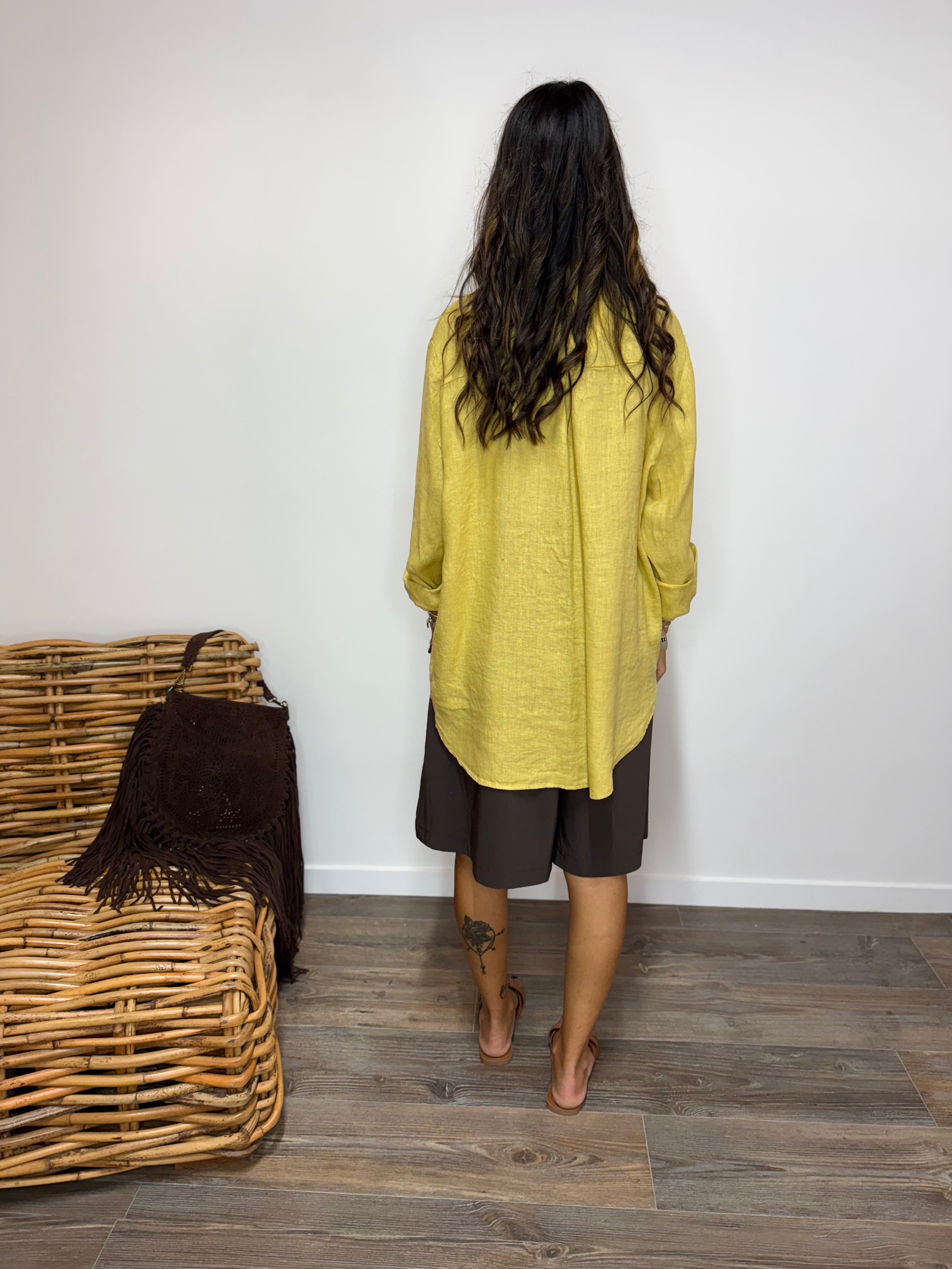 Maxi Camicia Thodami 100% Lino