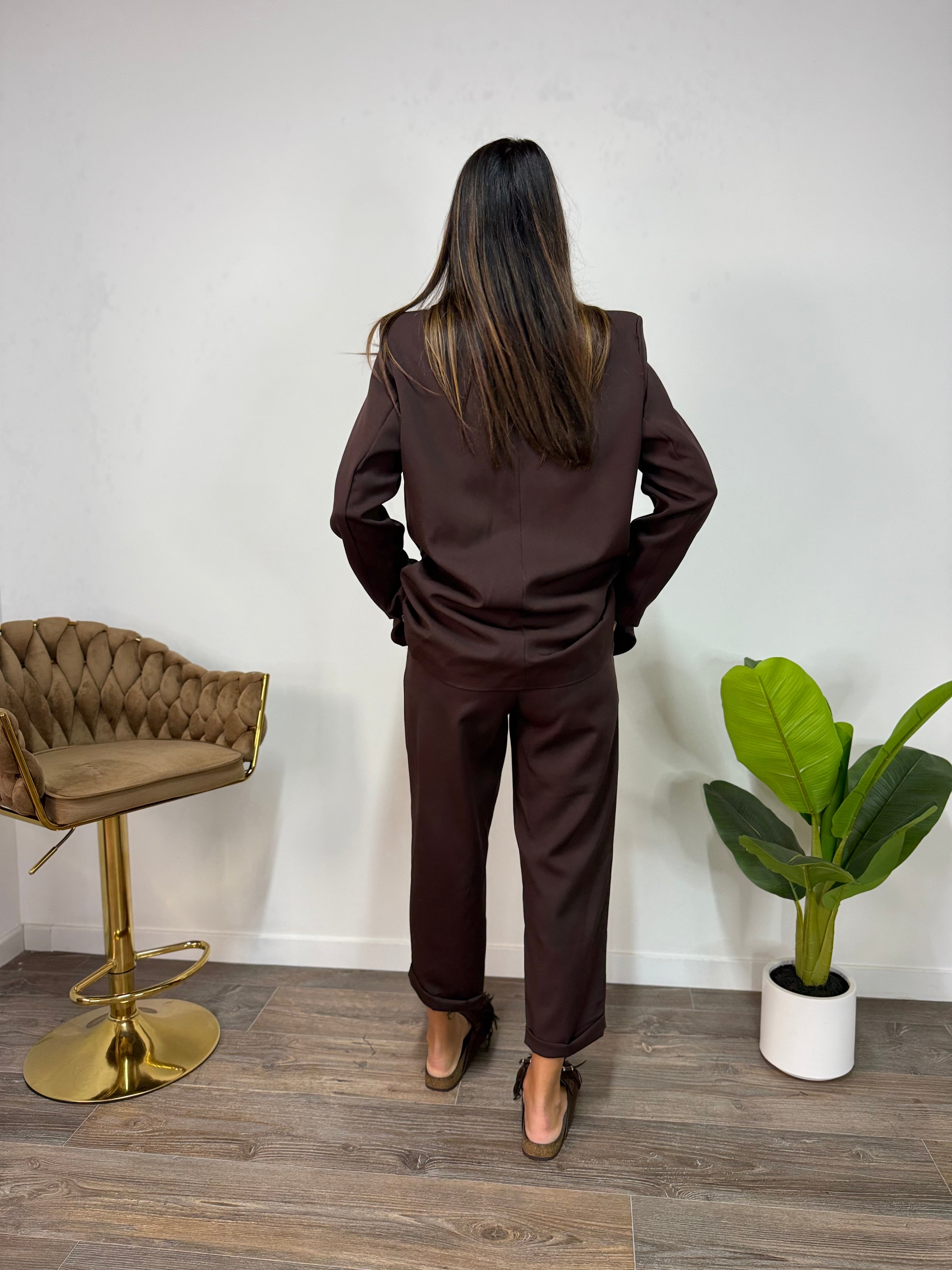 Tailleur Roma Marrone