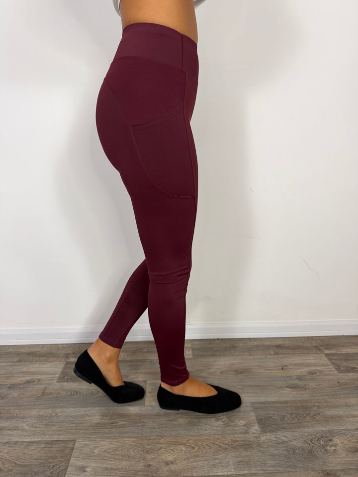 Leggins Flaminia Bordeaux