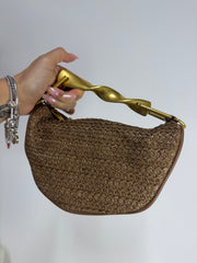 Borsa Mezza Luna Khaki