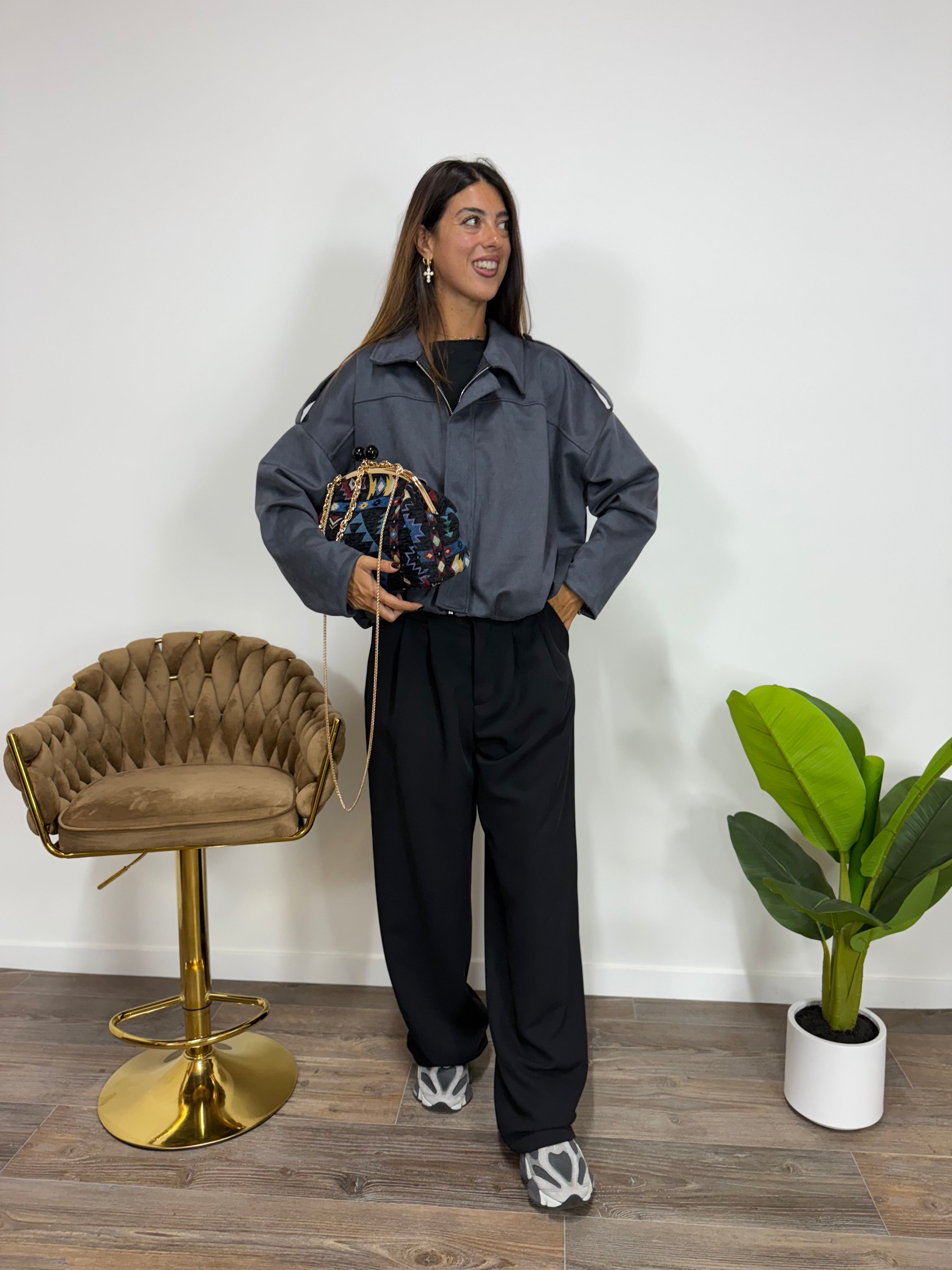 Bomberino Wendy Grey Dark