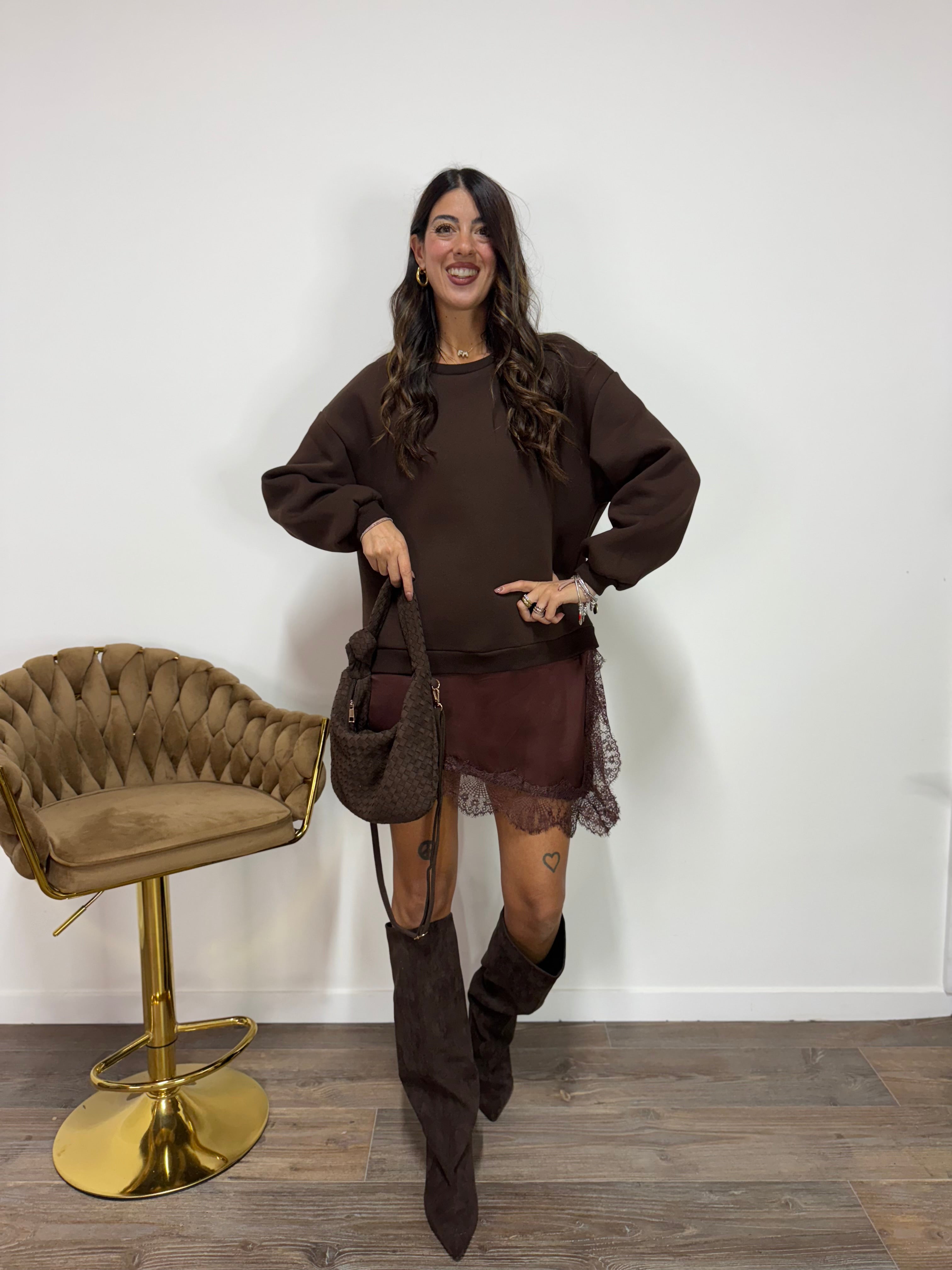 Abito/Felpa Lingerie LUMINA Marrone