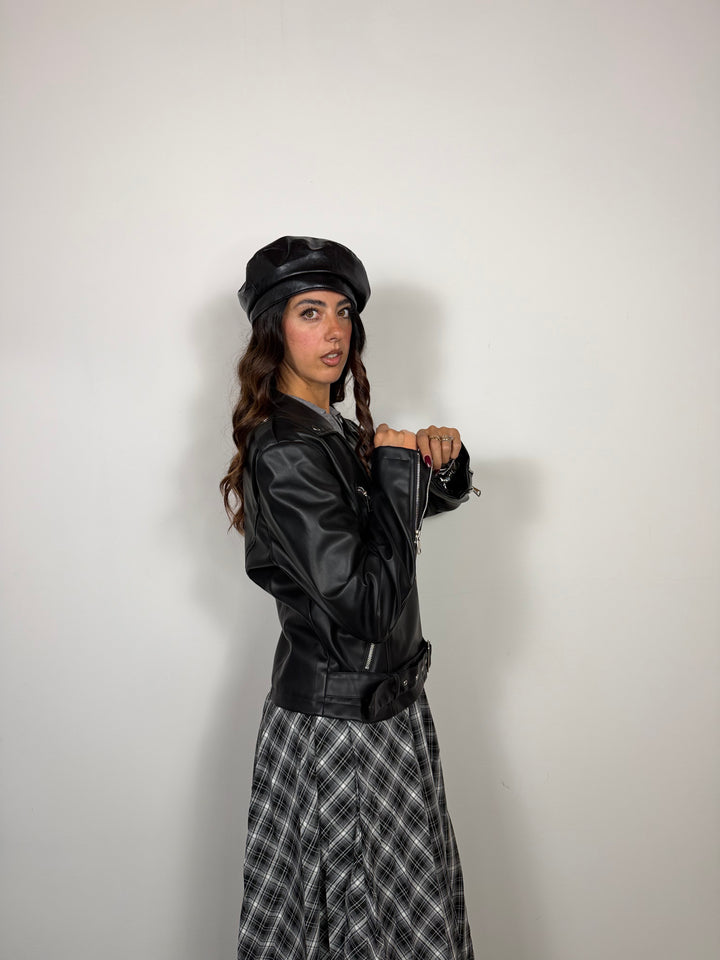 Giacca Biker Black