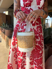 Borsa Secchiello Bianca