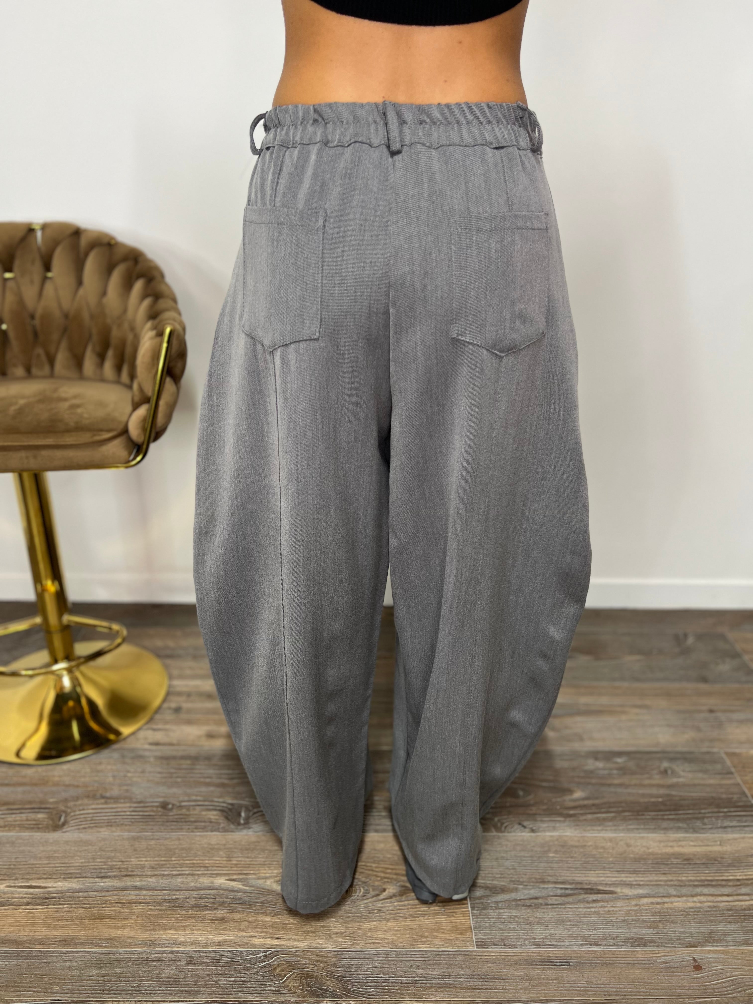Pantalone Balloon Grigio