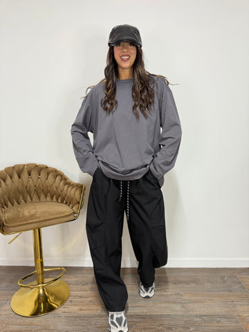 Maglia Shoulder JUST WEST Grigia