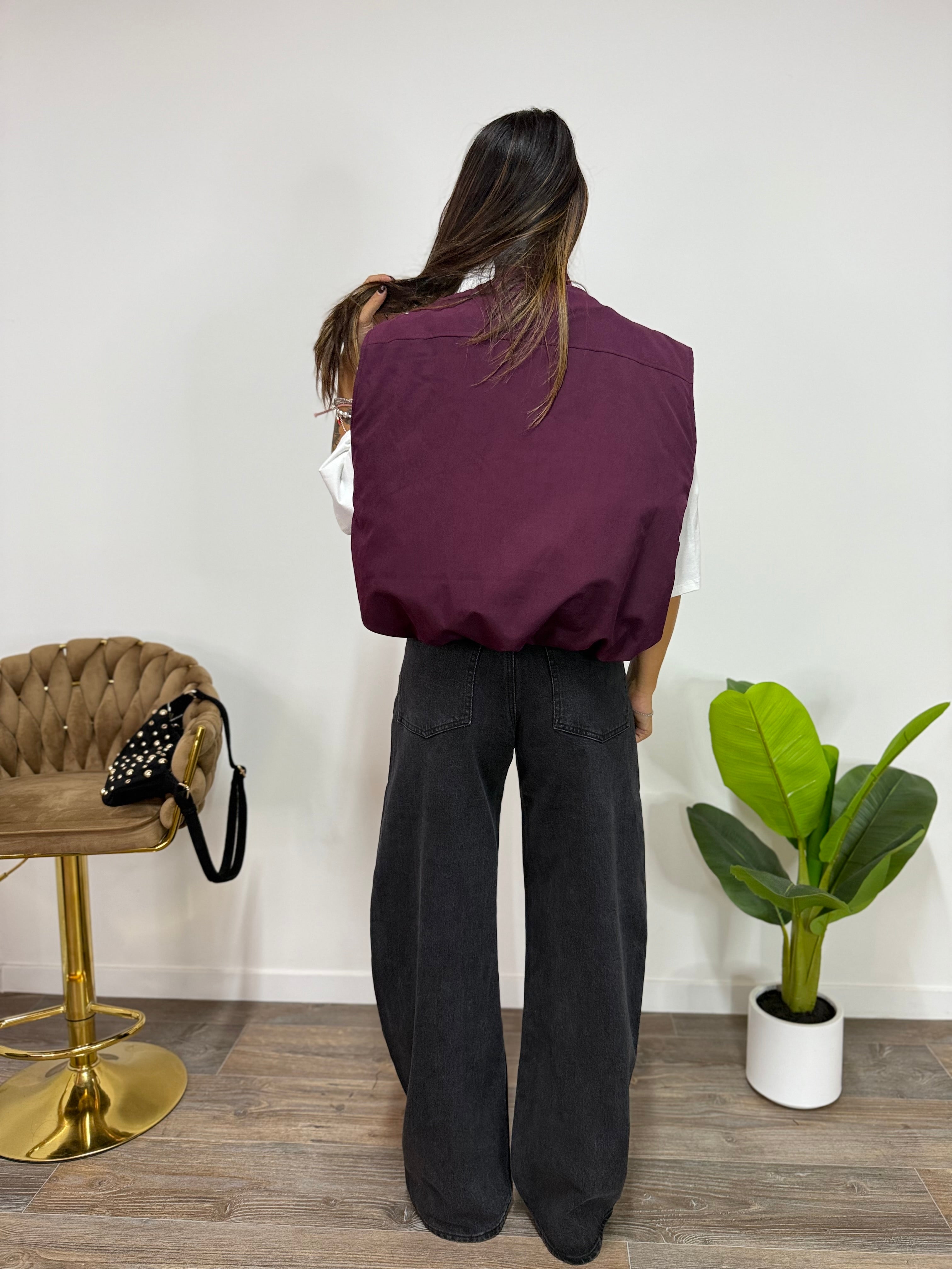 Gilet Zoe LUMINA Bordeaux
