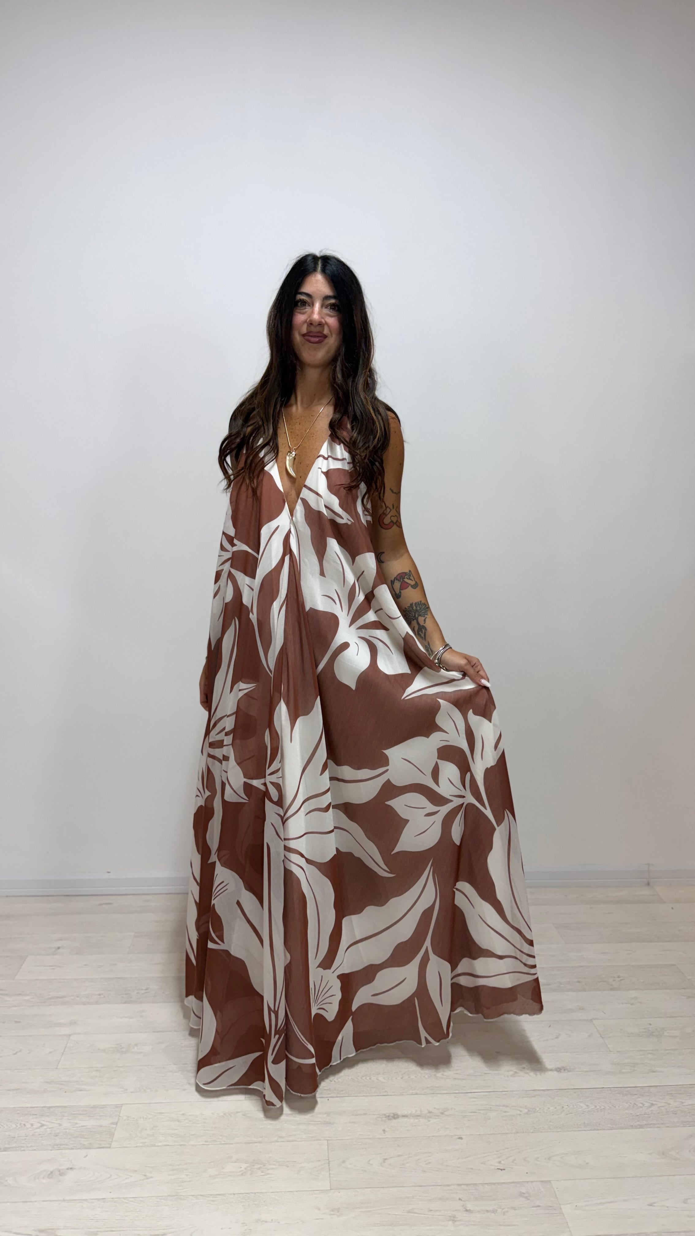 Abito Tropical LUMINA Brown