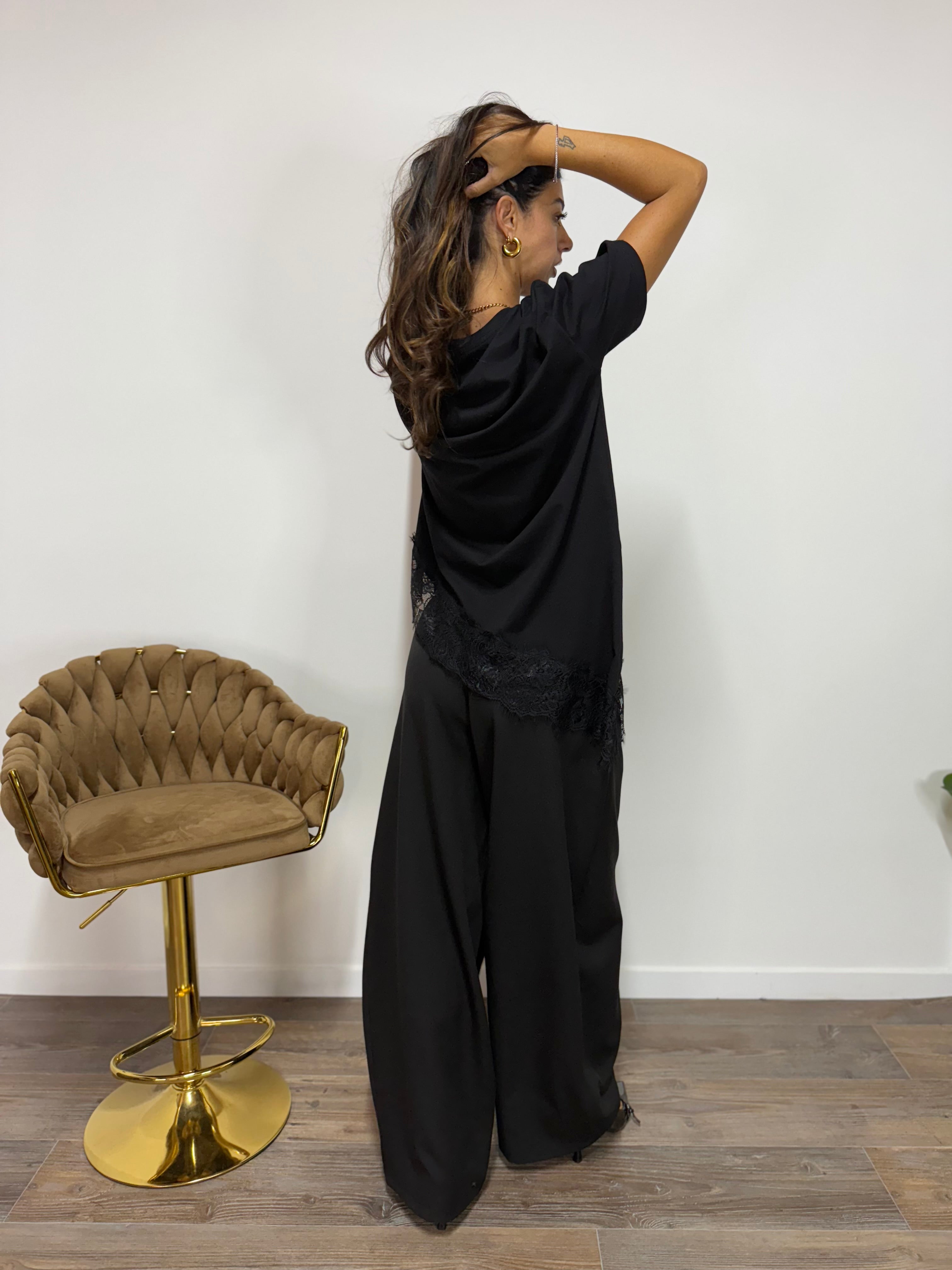 T-Shirt Lingerie LUMINA Nera