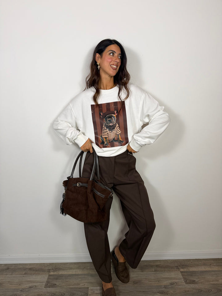 Pantalone Office Marrone