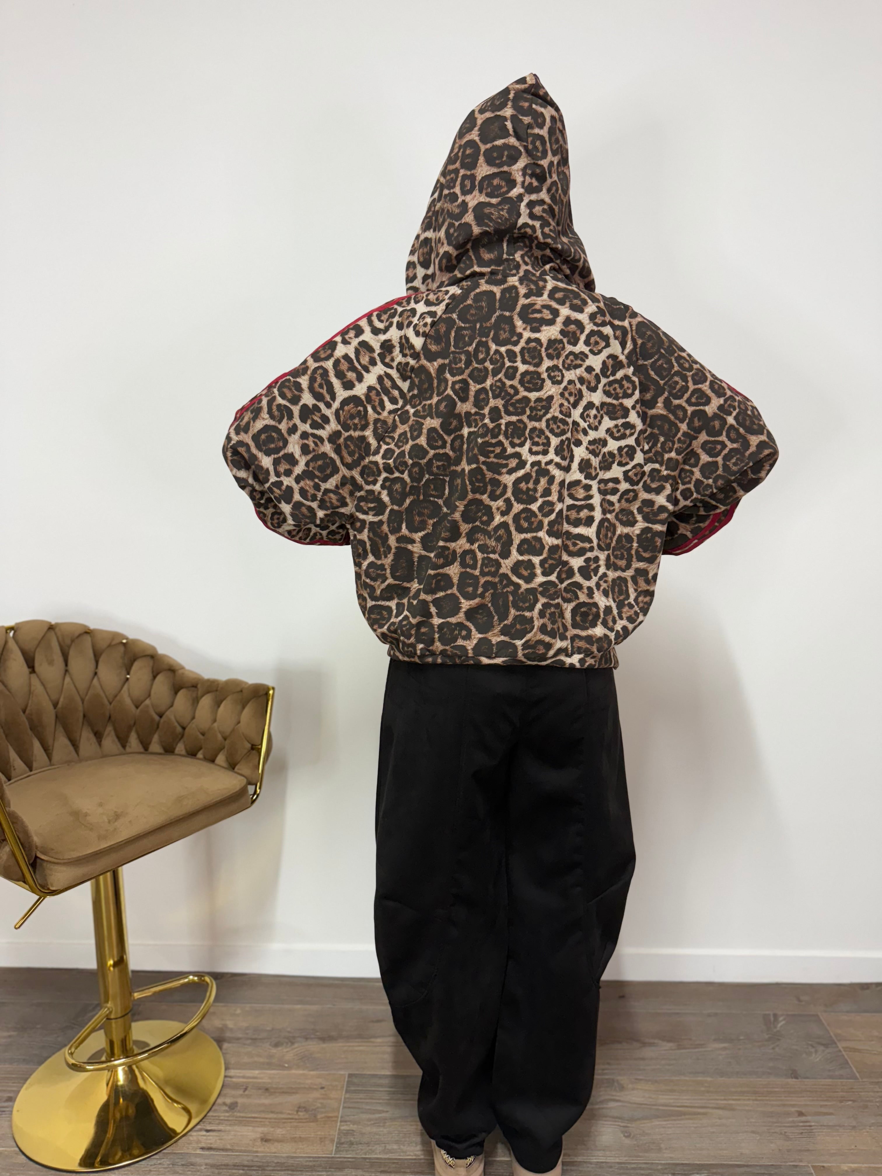 Cardigan Red Leopard LUMINA