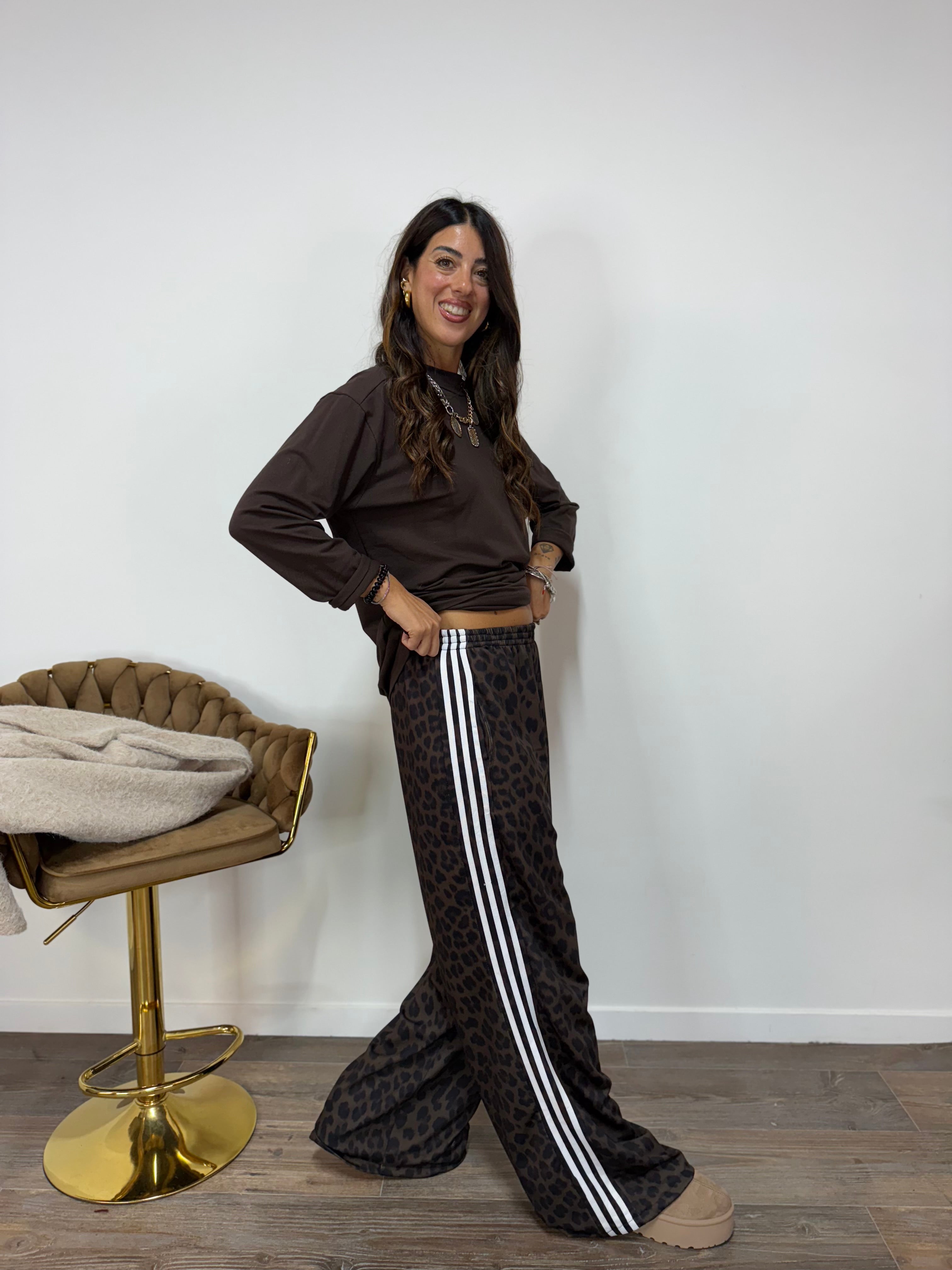 PantaTuta Power Leopardato White