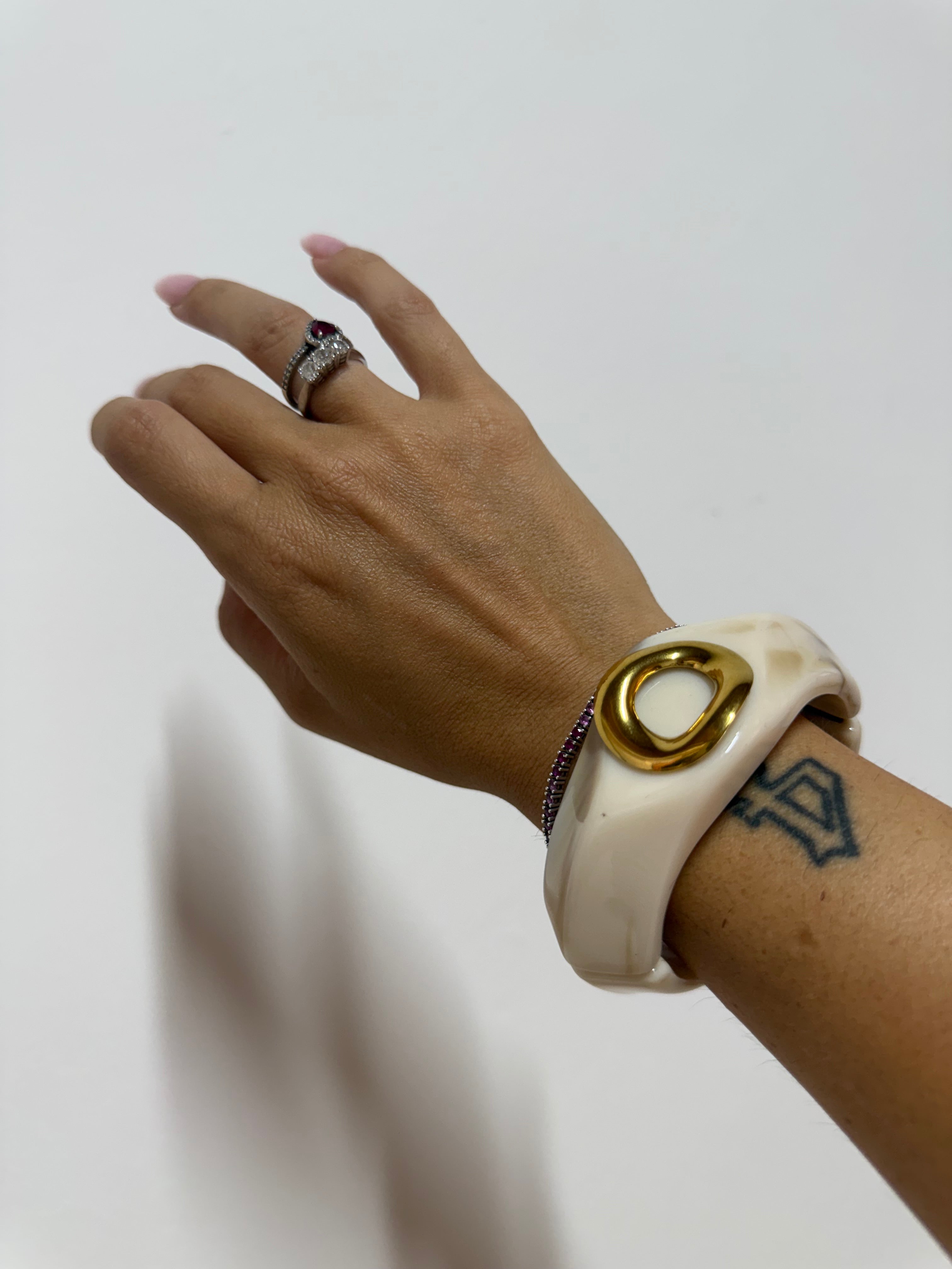 Bracciale Marmorizzato Beige