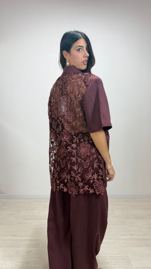 Blazer Aisha LUMINA Bordeaux