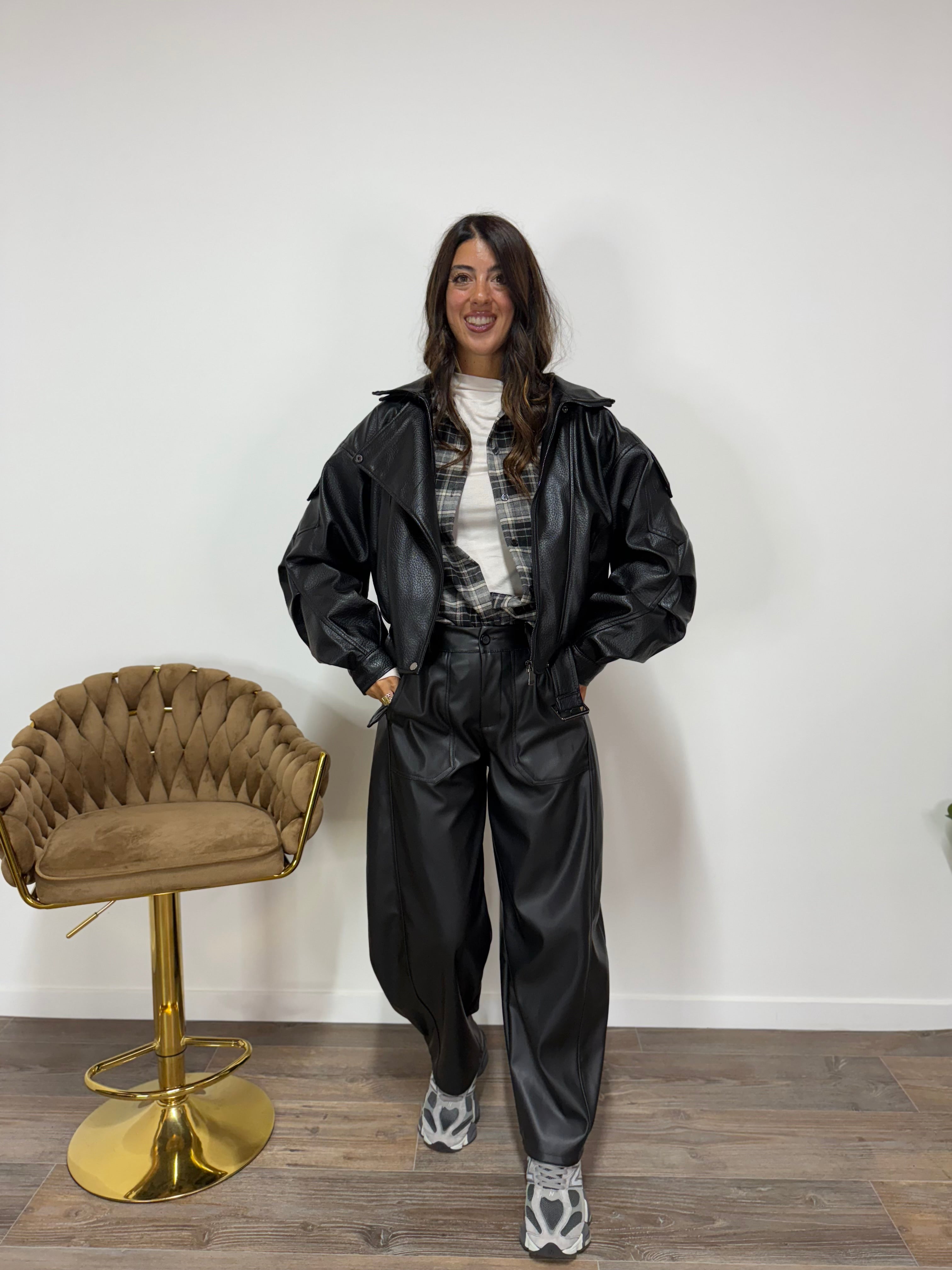 Pantalone Ballon Ecopelle