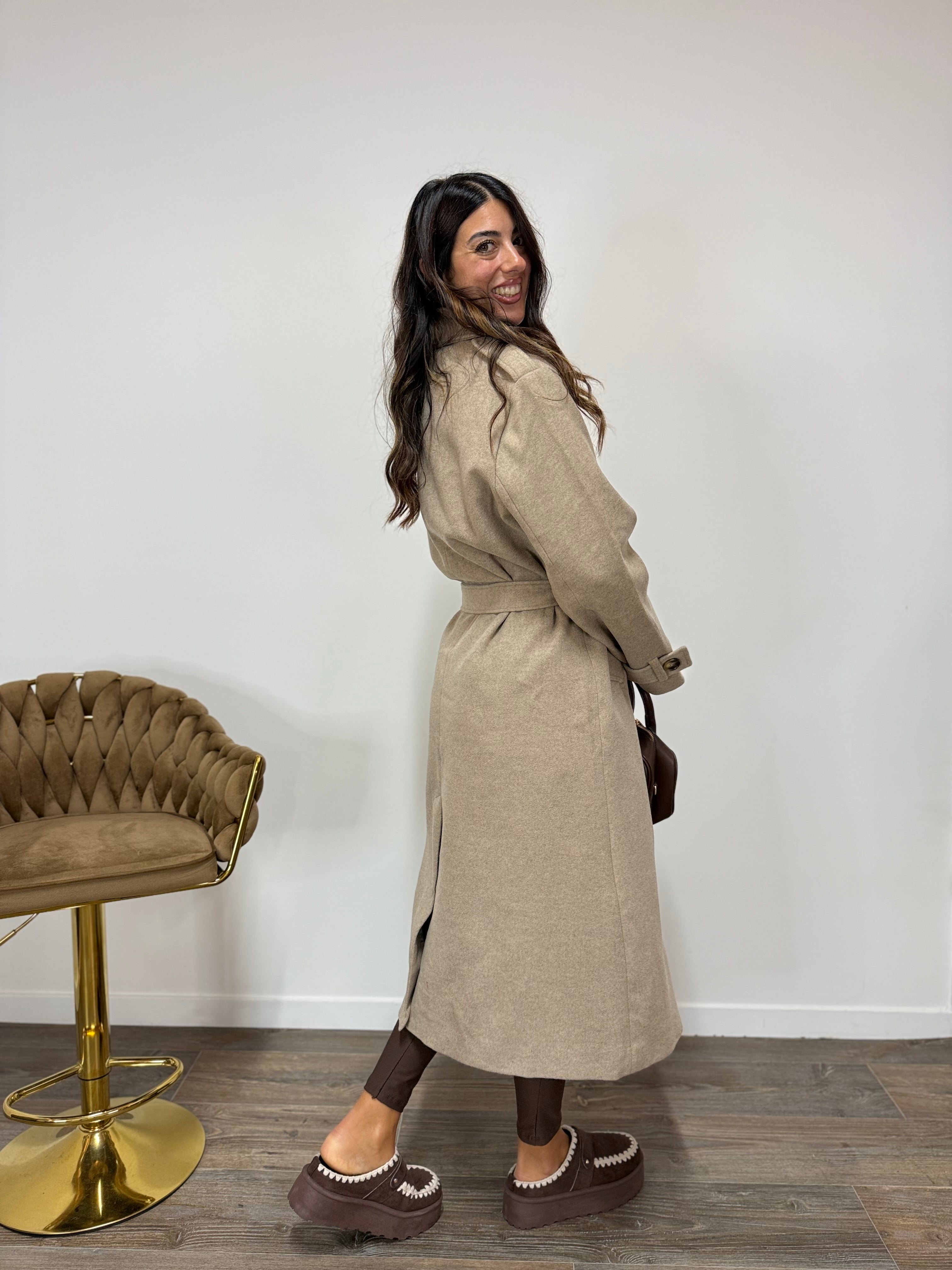 Cappotto Fergie Fango