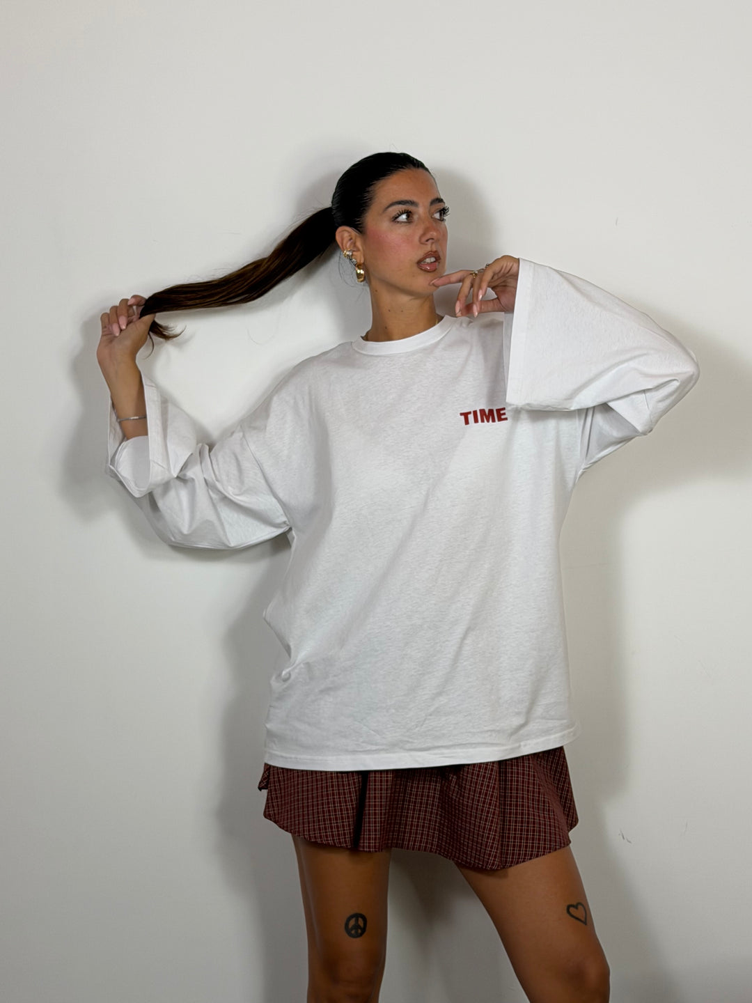 Maglia Time Bianca JUST WEST