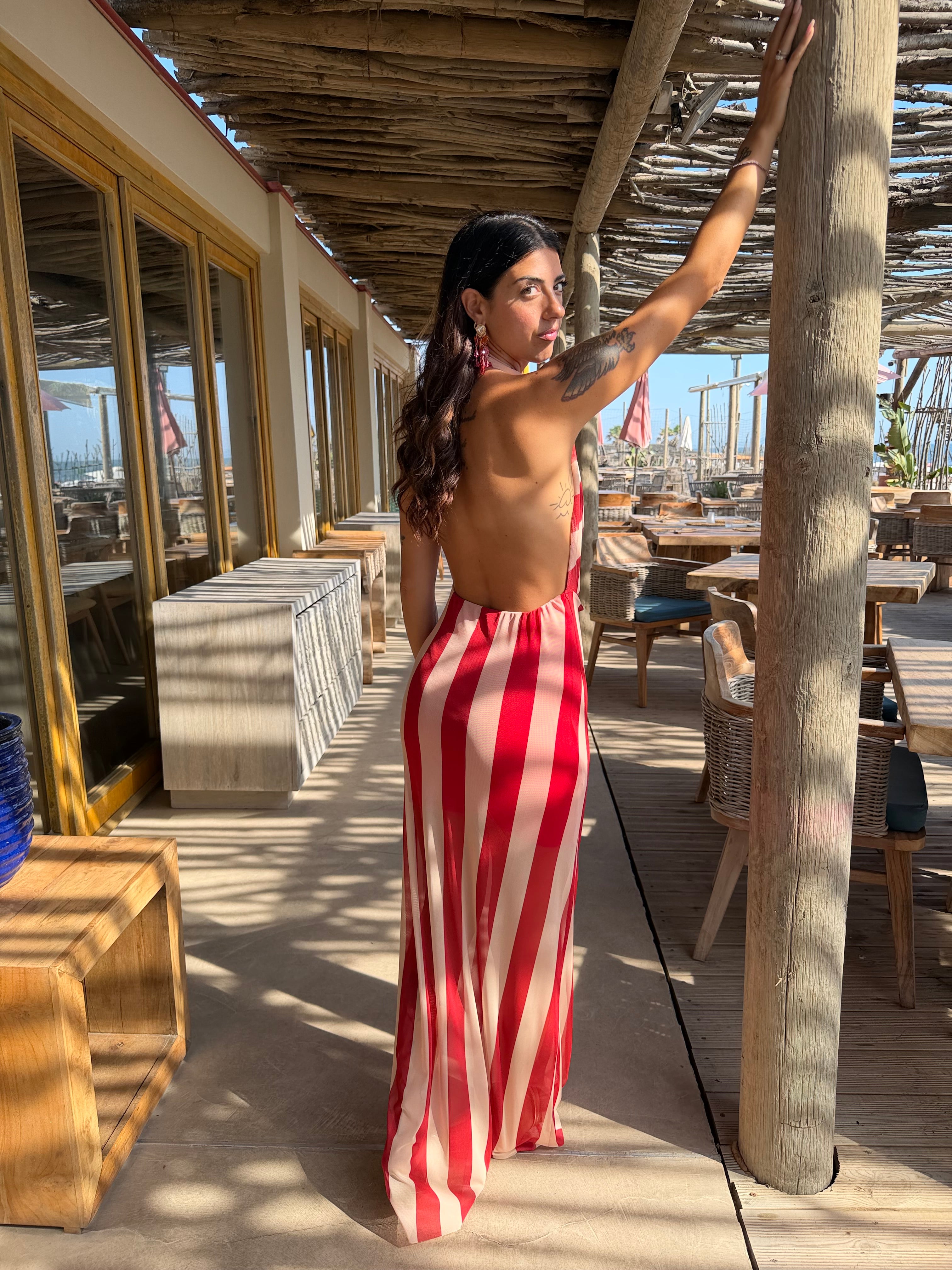 Abito Alessia LUMINA Rosso
