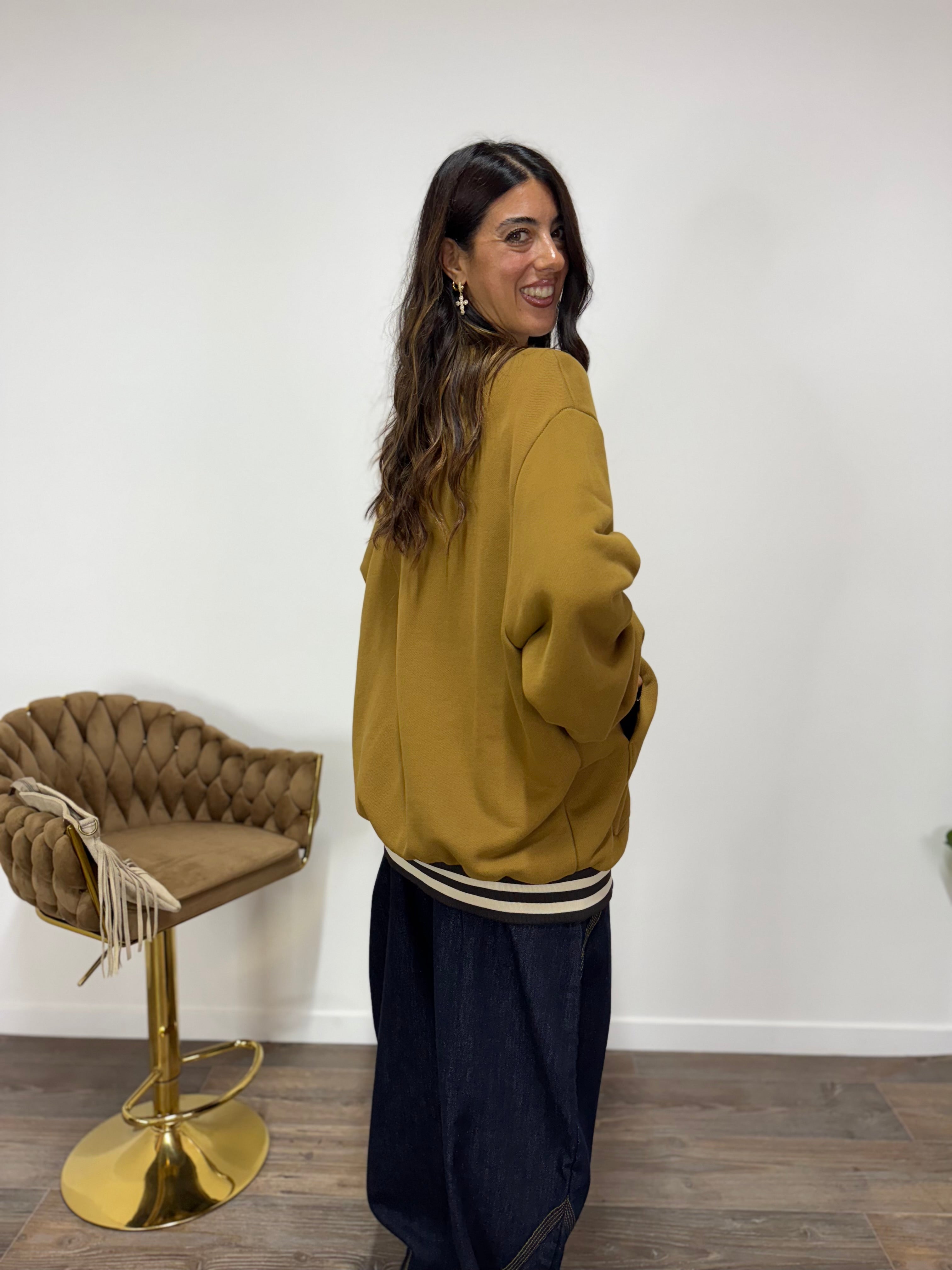 Cardigan Urban LUMINA Senape