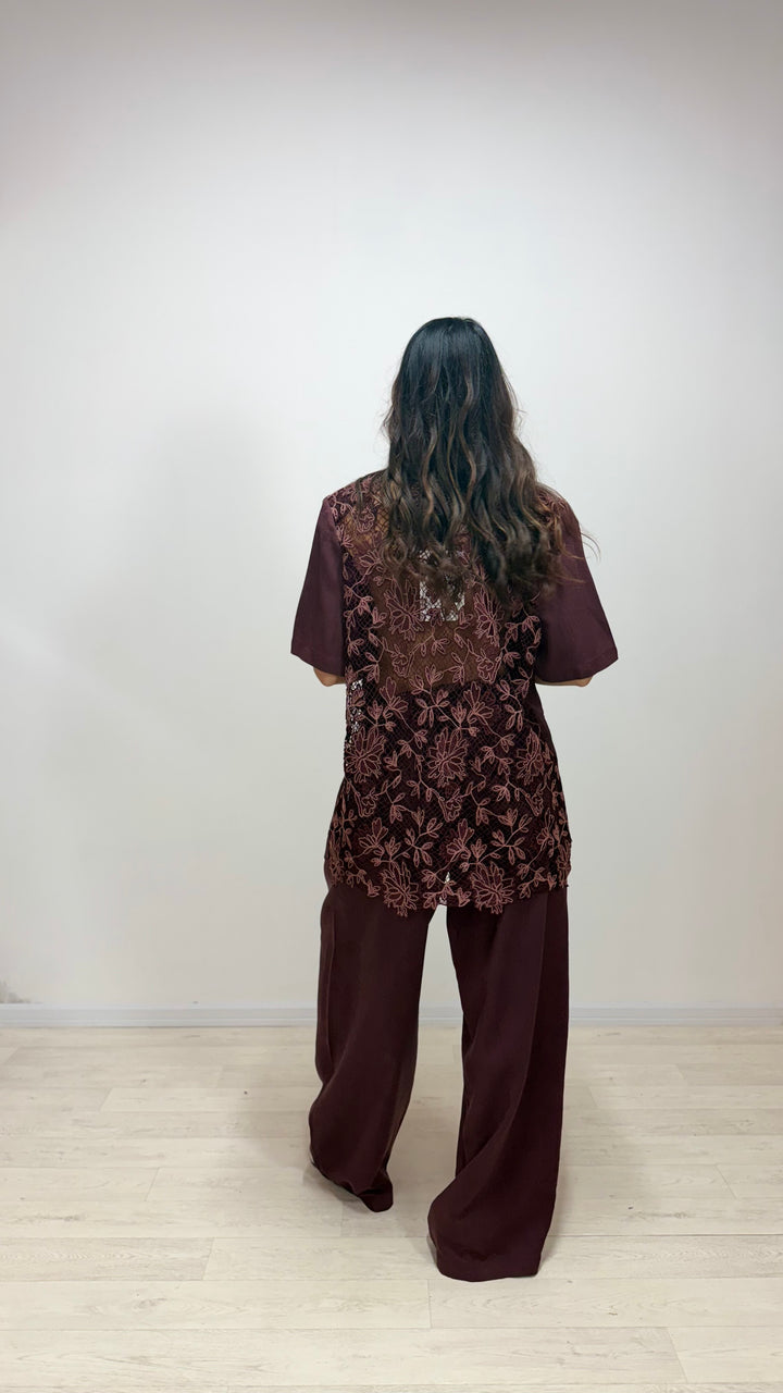 Blazer Aisha LUMINA Bordeaux