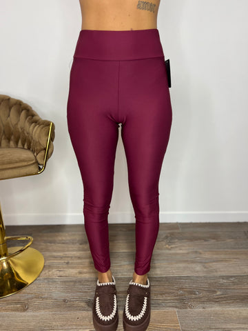 Leggins Bordeaux