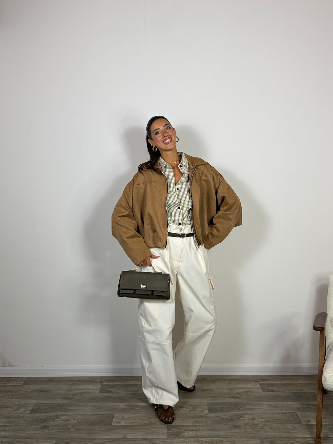Bomber Trudy Cammello