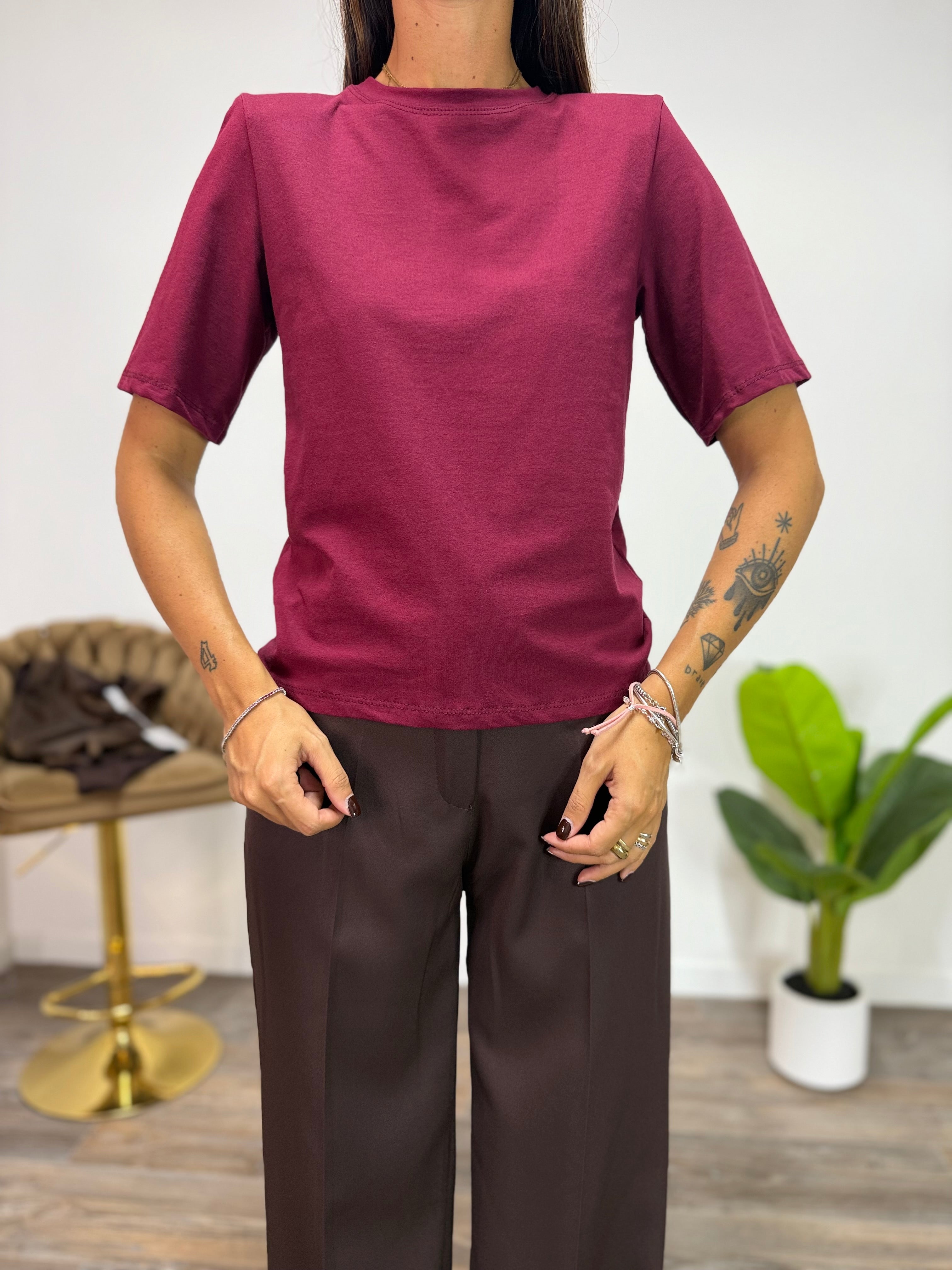 T-Shirt Spallina Bordeaux