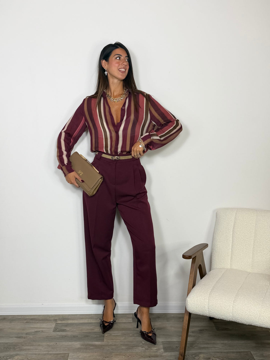Pantalone Charme Prugna