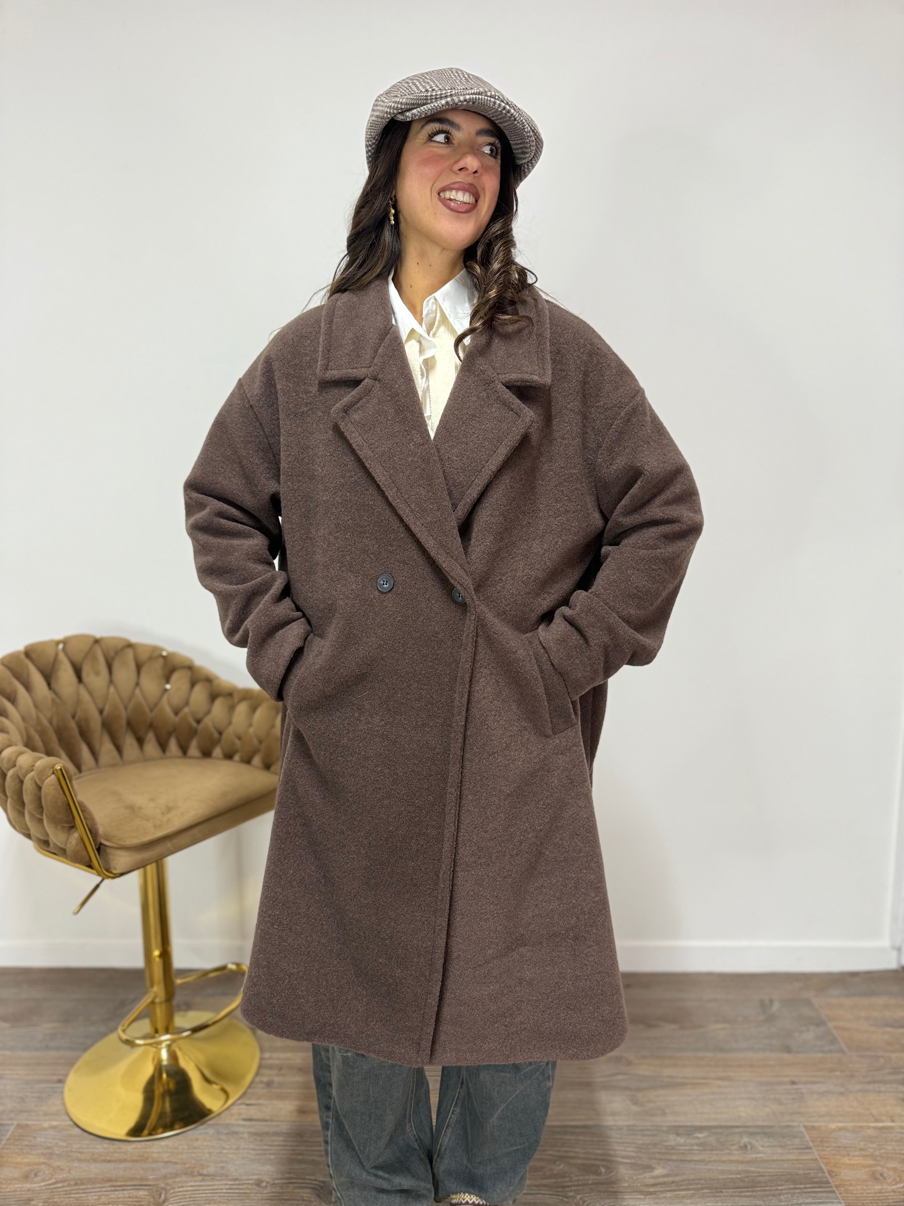 Cappotto Corinne Marrone
