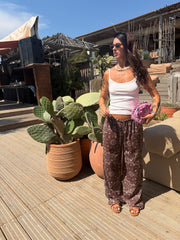 Pantalone Bandana Marrone