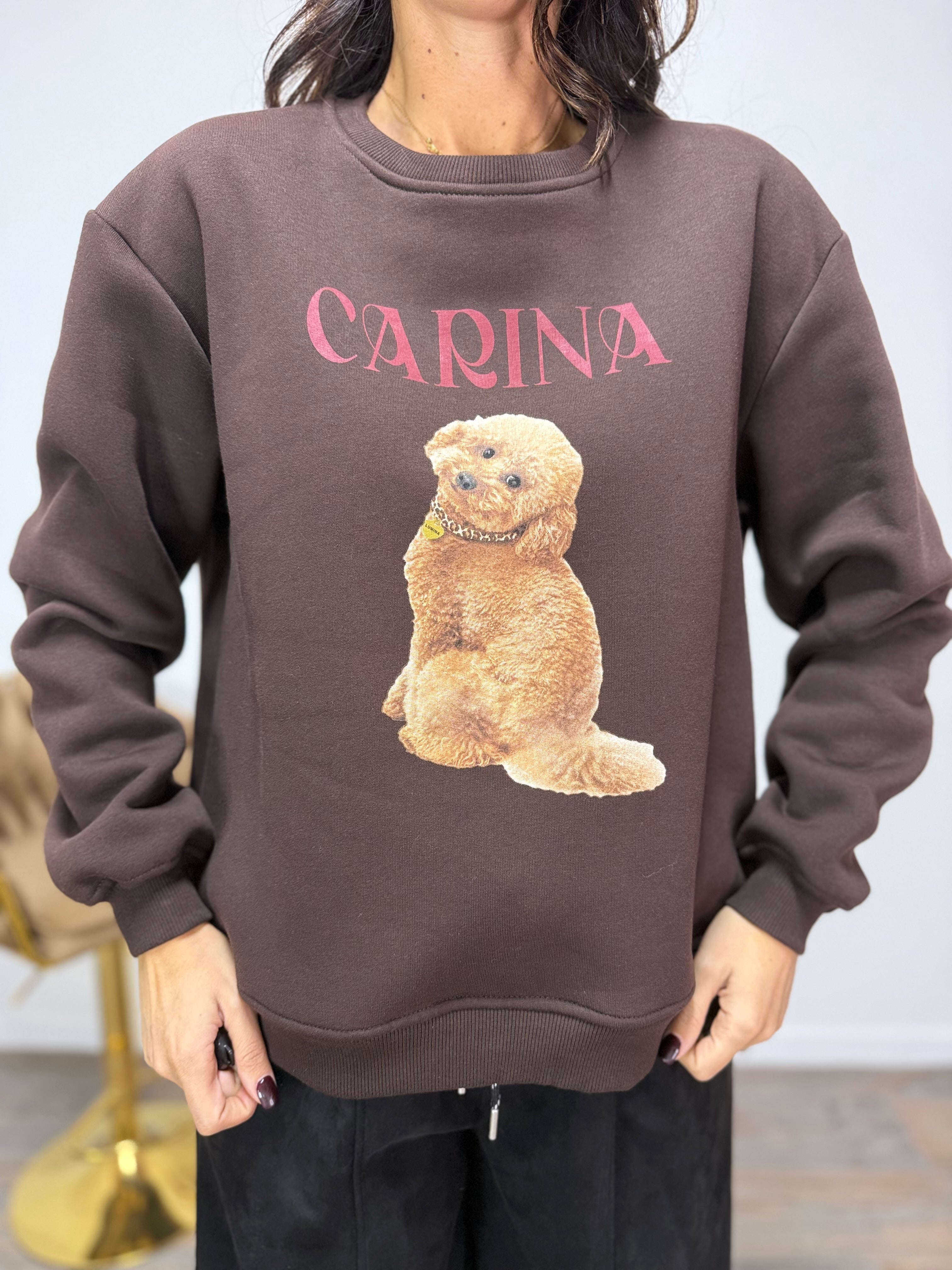 Felpa Carina LUMINA Marrone